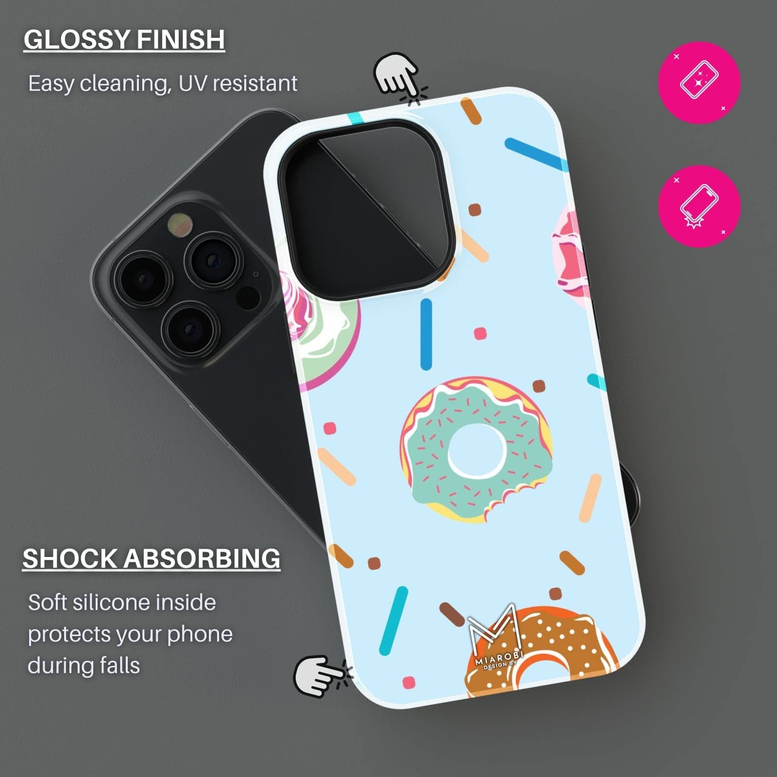 Blueberry Sprinkle Phone Case - Miarobi Design By