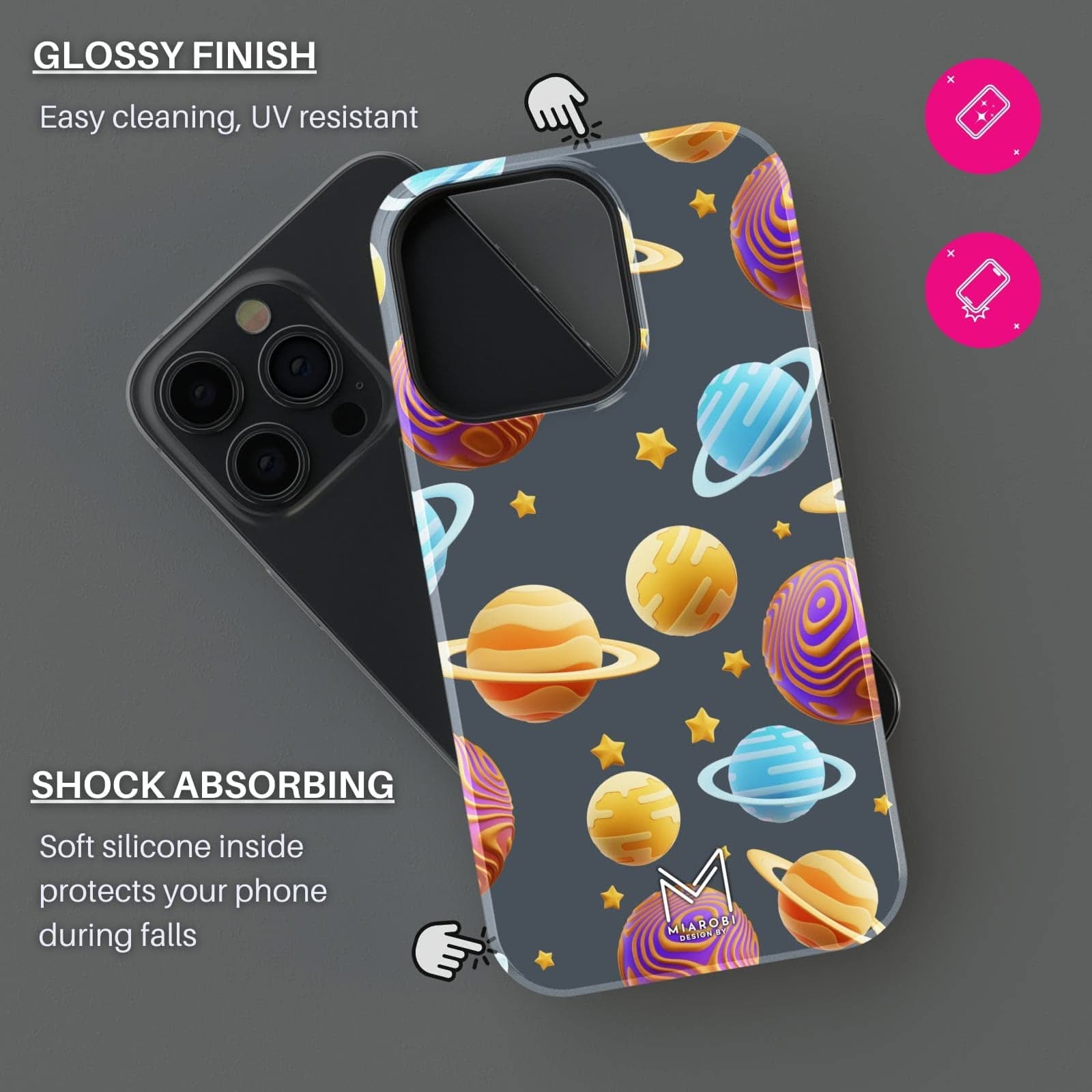 Cosmic Art Phone Case - Miarobi Design By