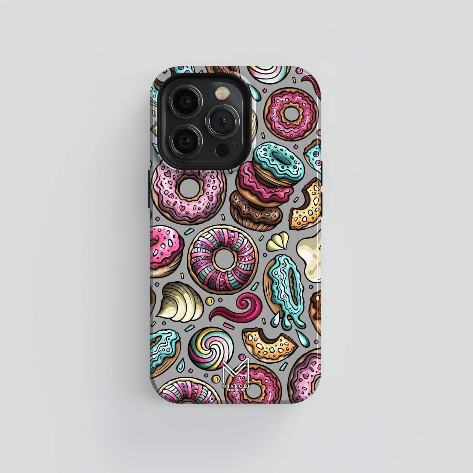 Glazed Craze (Silver) Phone Case - Miarobi Design By