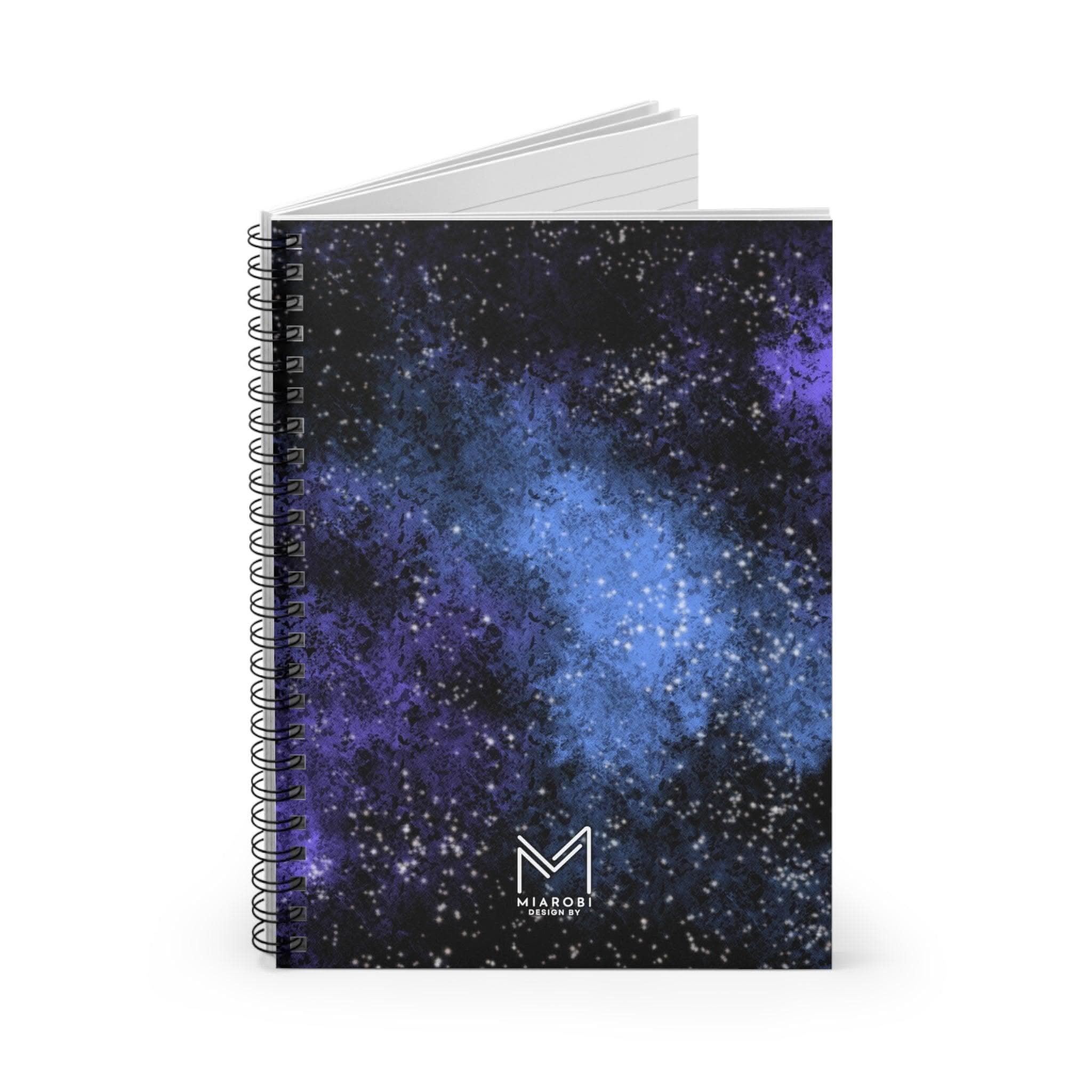 Milky Way Galactic Vibes Spiral Notebook - Miarobi Design By