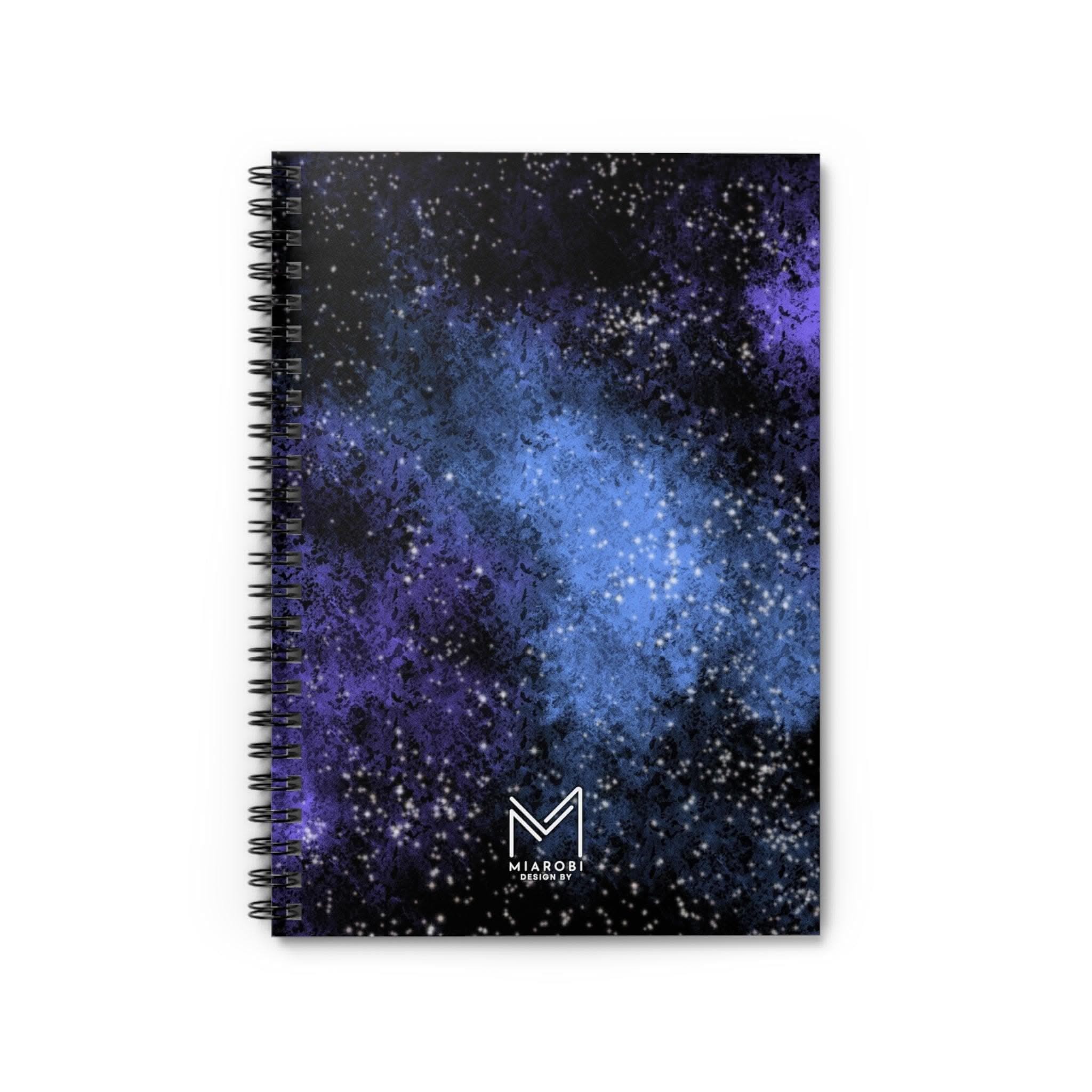 Milky Way Galactic Vibes Spiral Notebook - Miarobi Design By