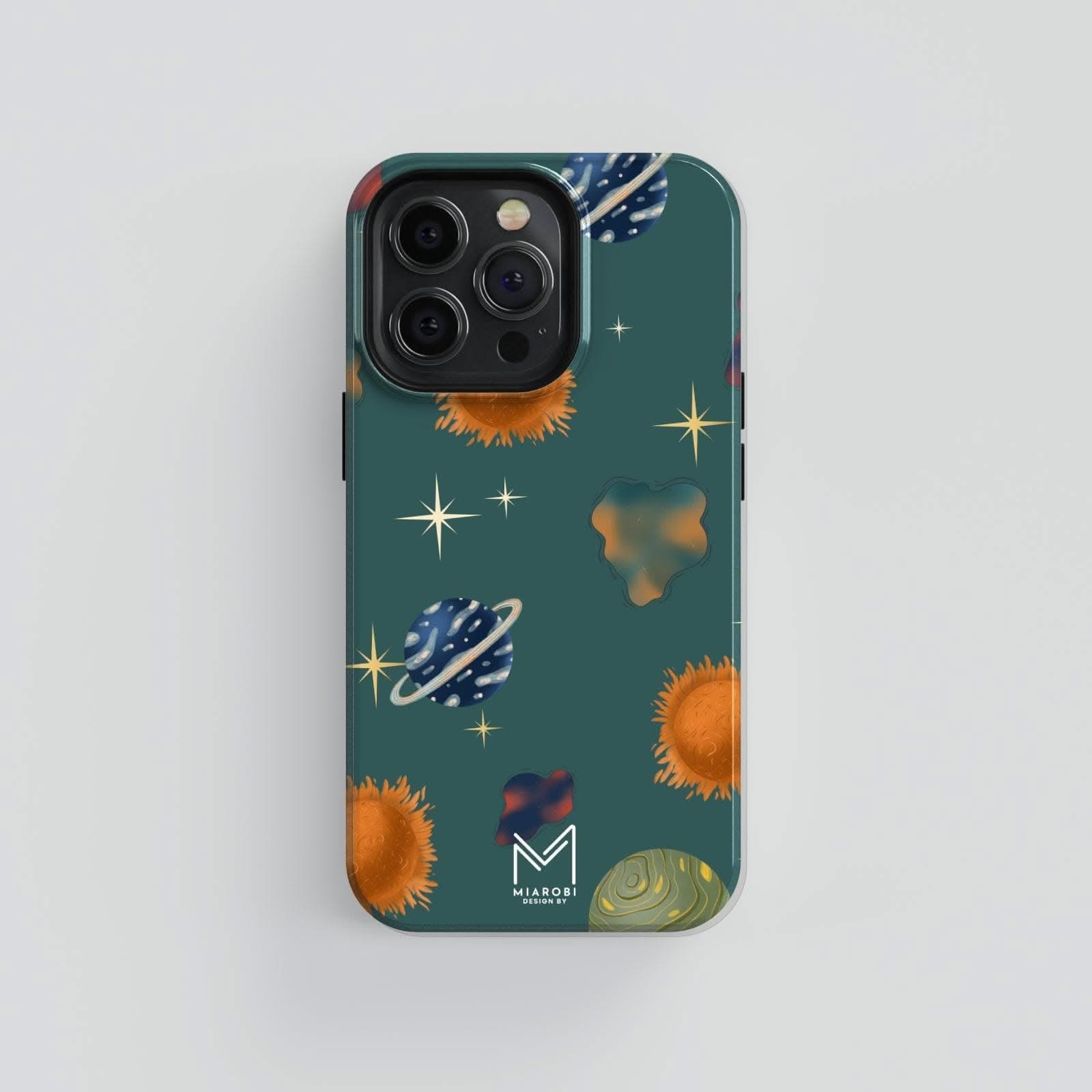 Space Traveler (Teal) Phone Case - Miarobi Design By