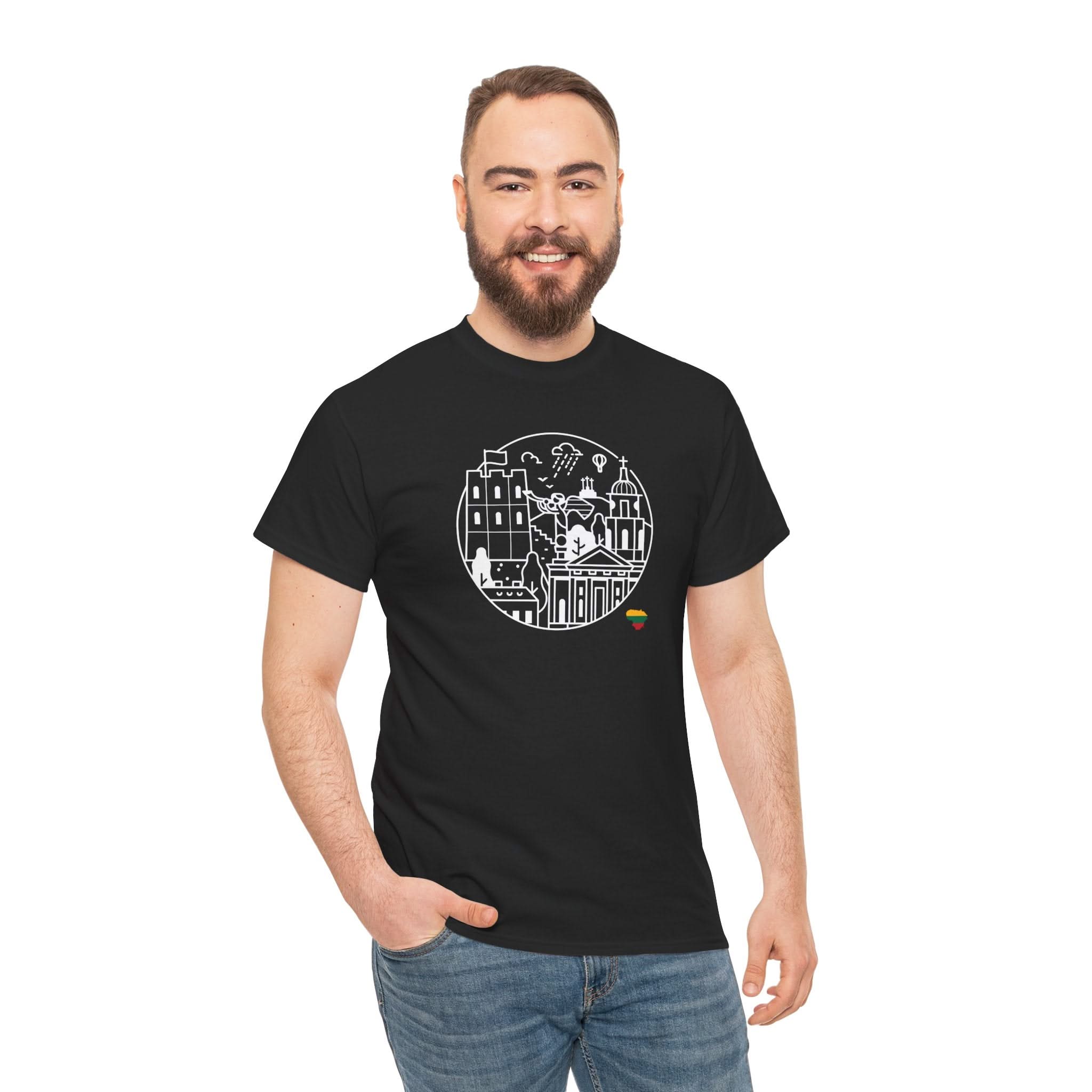 Vilnius T-Shirt - Unisex Heavy Cotton Tee