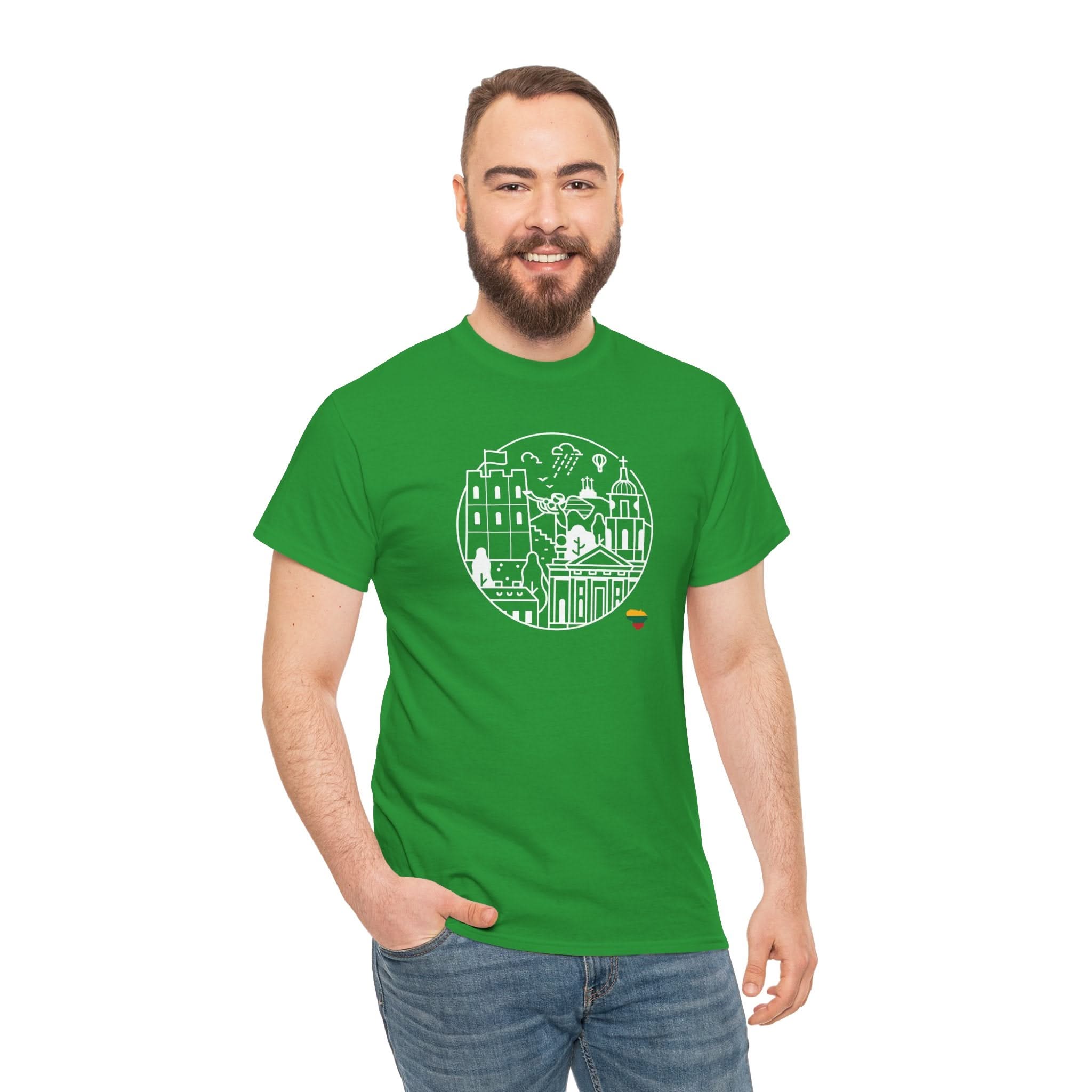 Vilnius T-Shirt - Unisex Heavy Cotton Tee