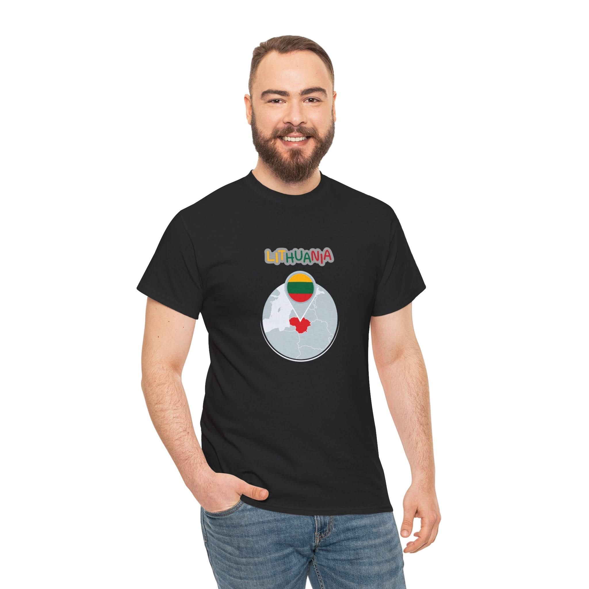 Lithuania Love - T-Shirt Unisex Heavy Cotton Tee