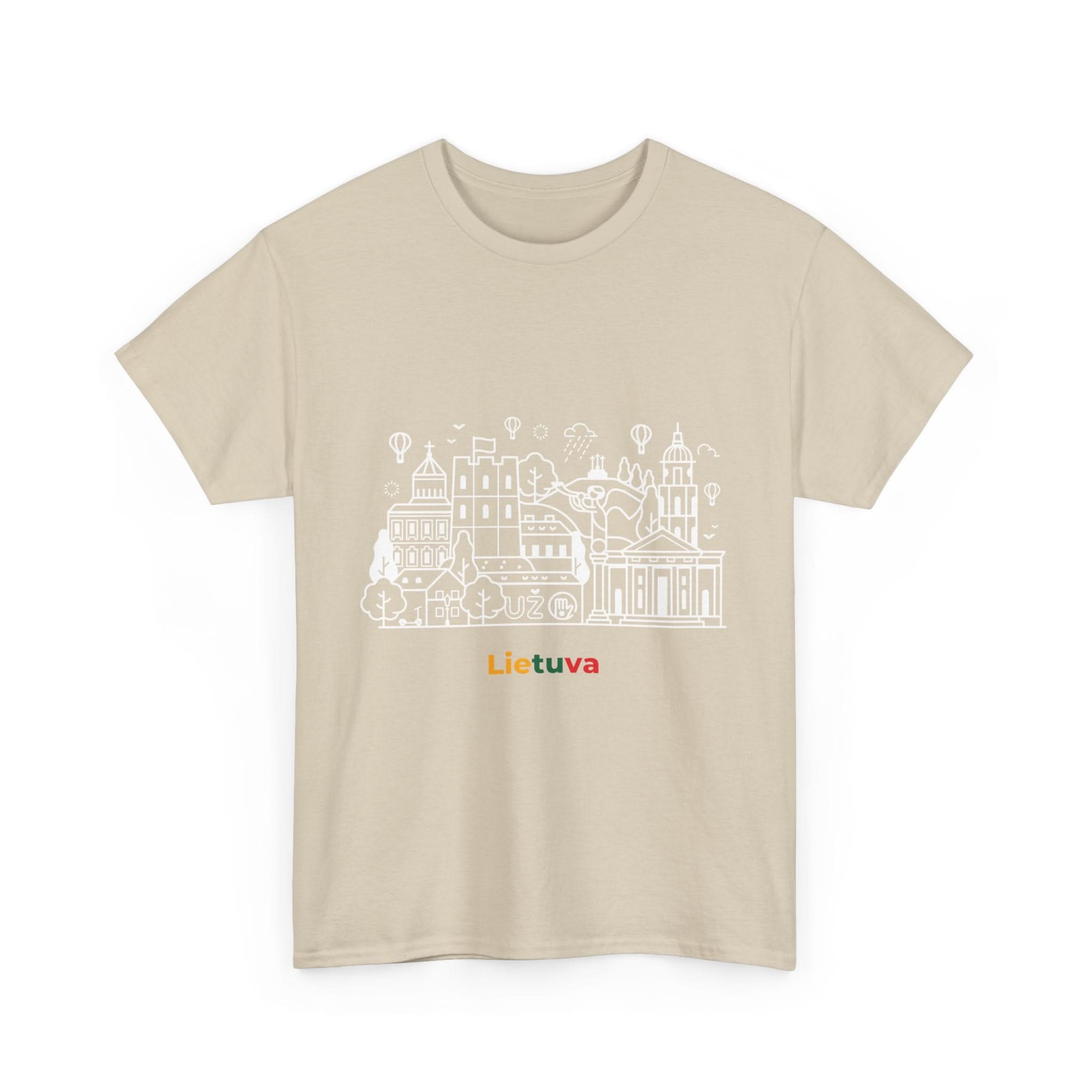 Lithuania Landmark T-Shirt - Unisex Heavy Cotton Tee
