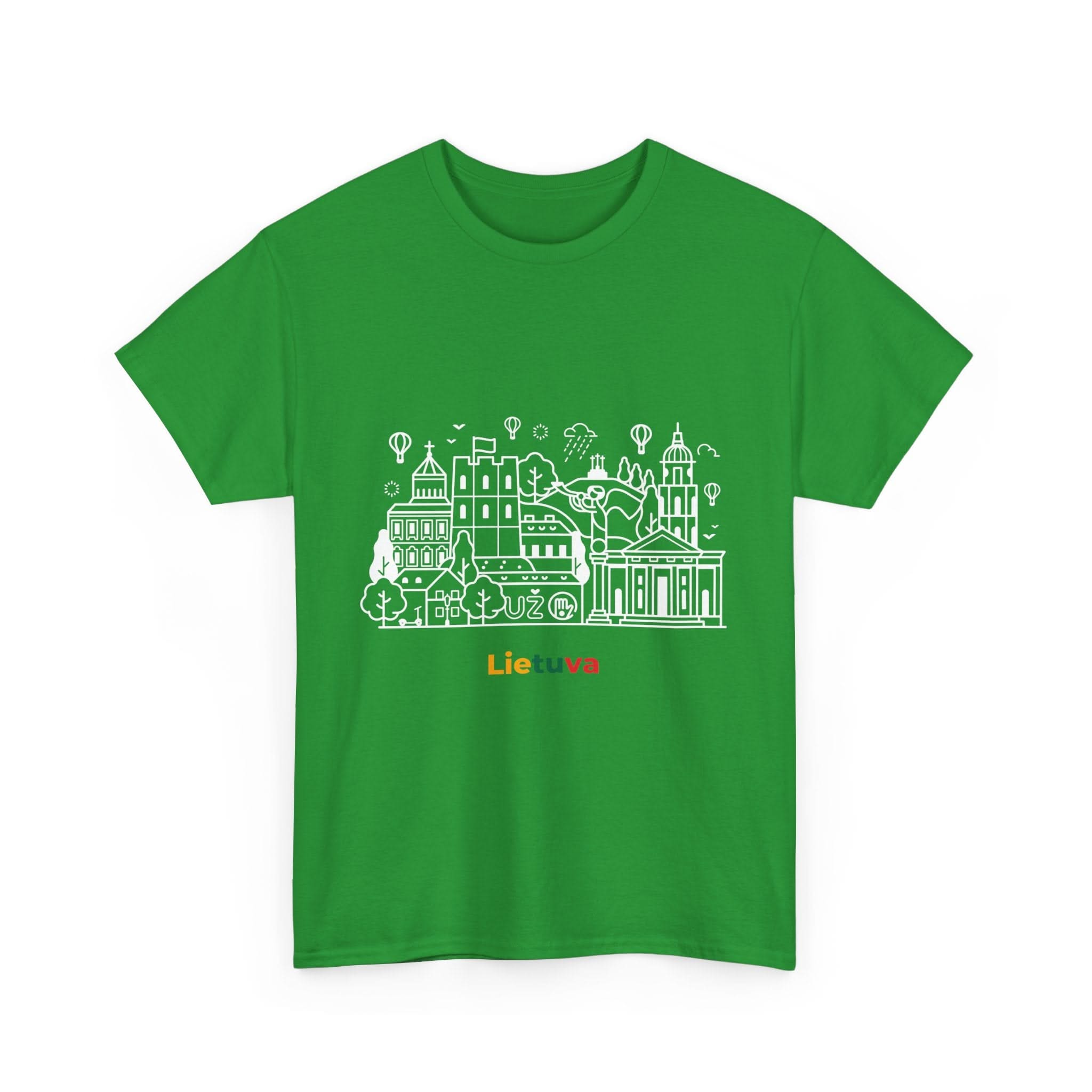 Lithuania Landmark T-Shirt - Unisex Heavy Cotton Tee