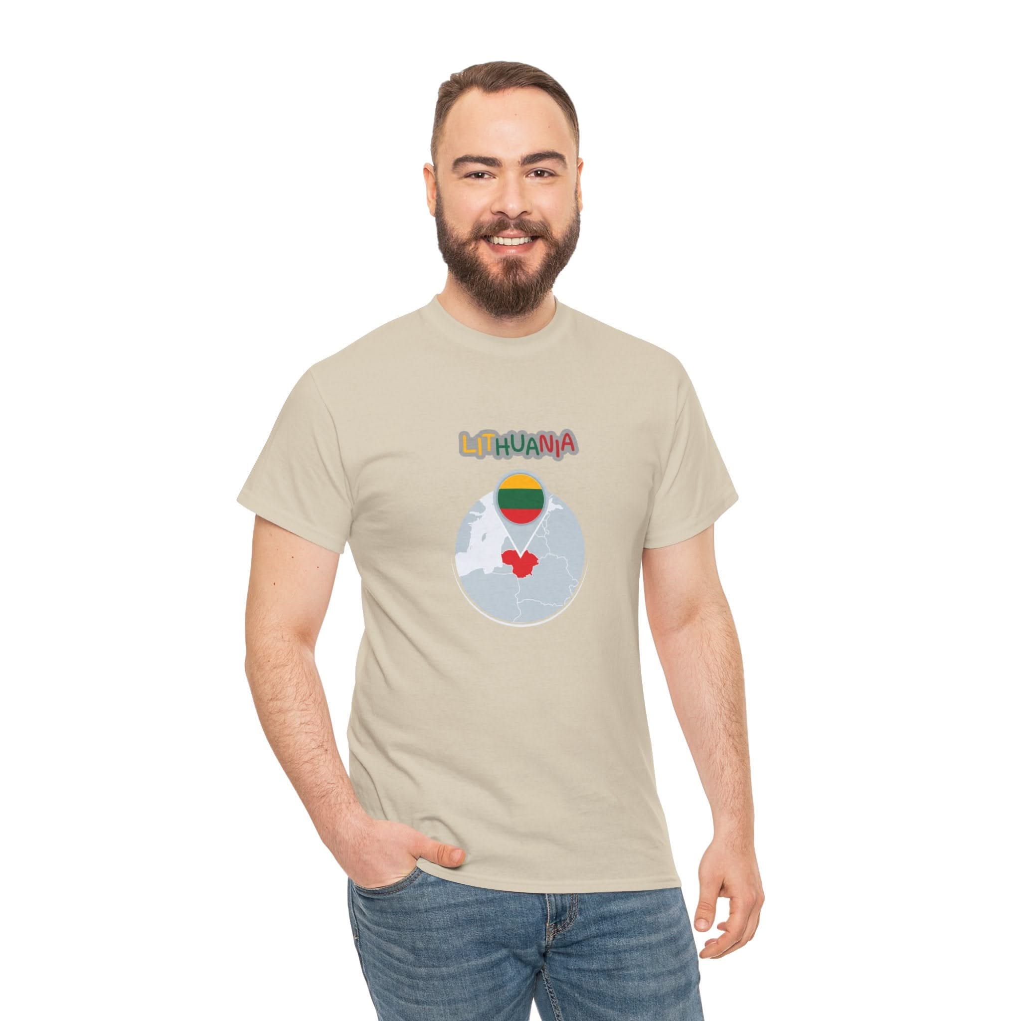 Lithuania Love - T-Shirt Unisex Heavy Cotton Tee