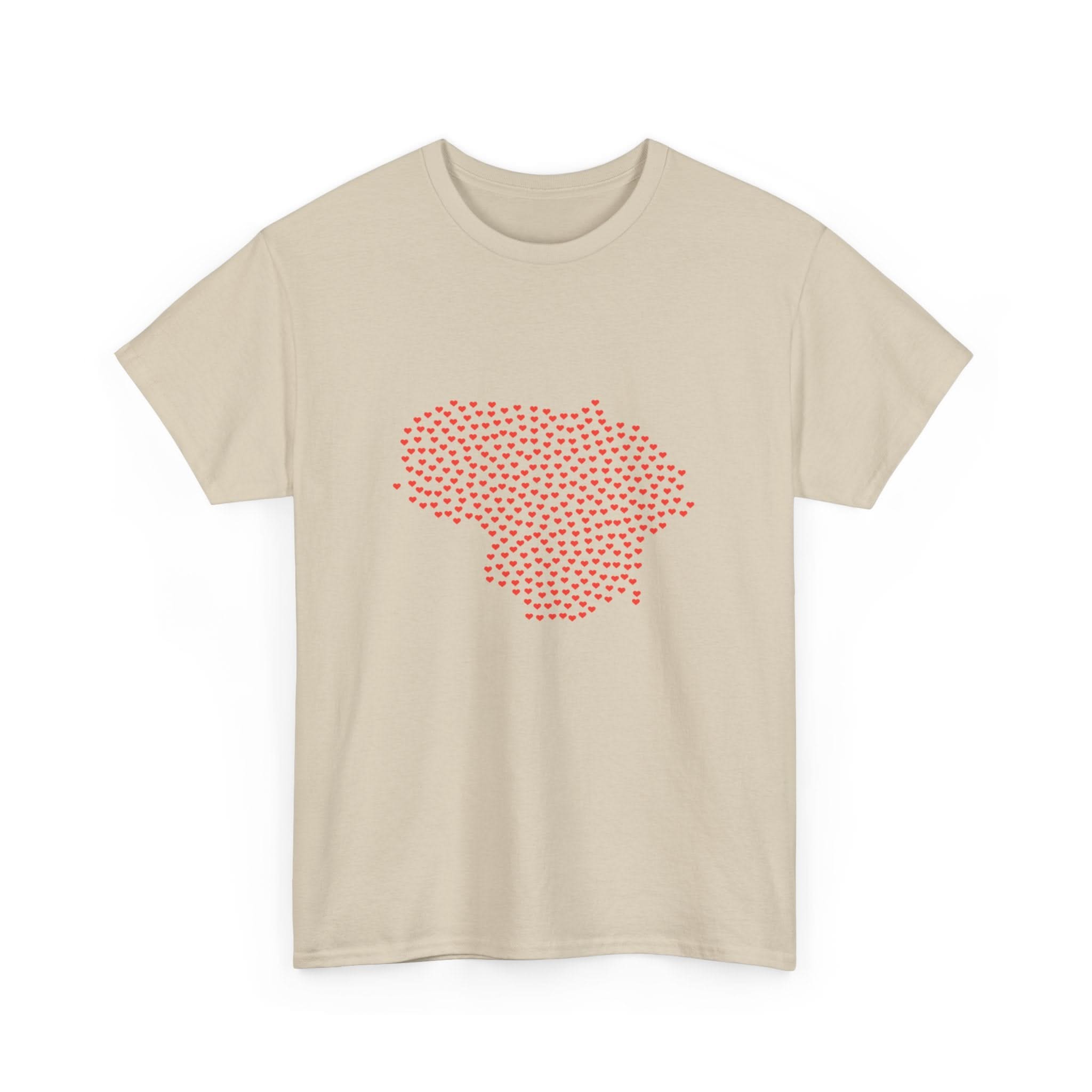 Lithuanian Hearts - T-Shirt Unisex Heavy Cotton Tee