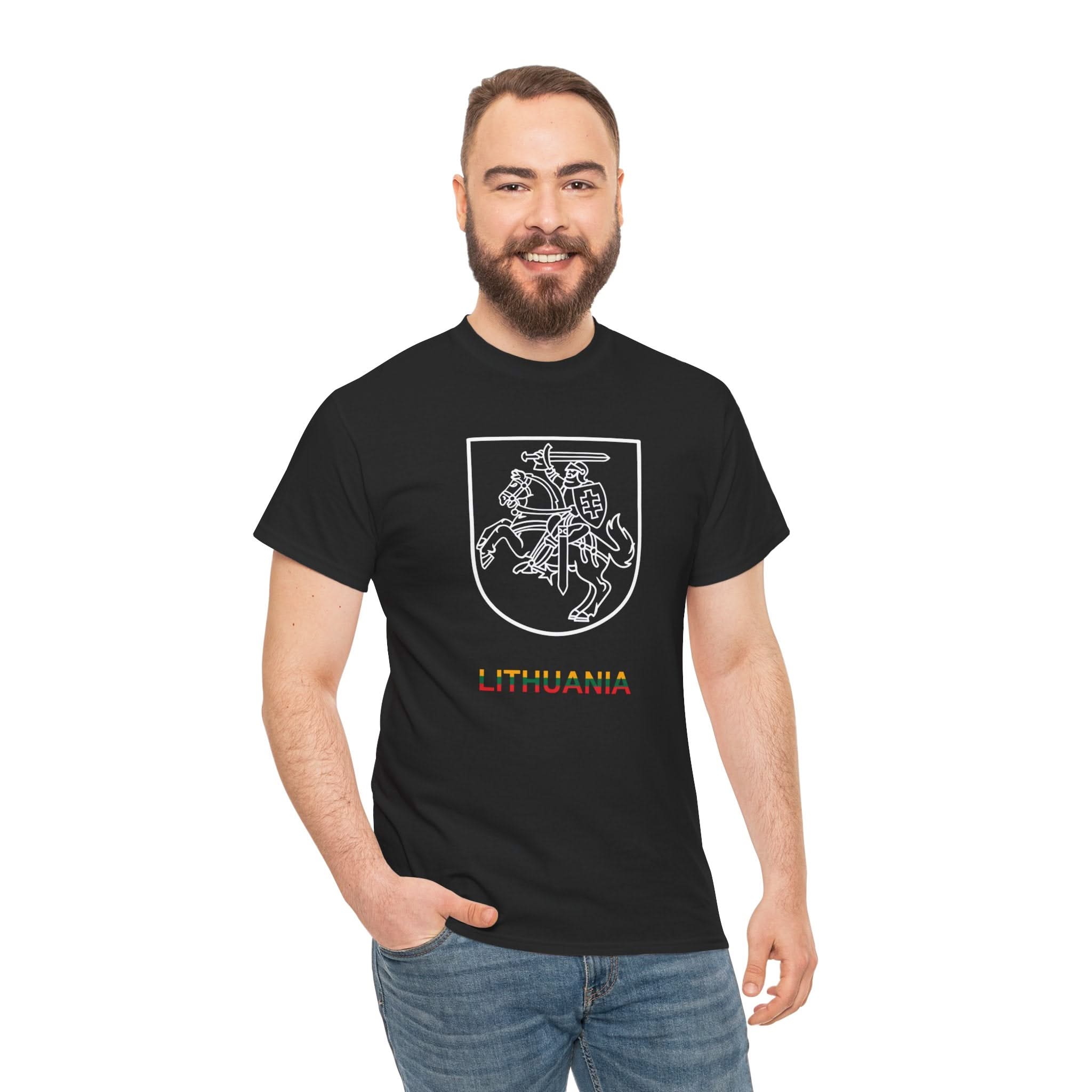 Lithuania Pride T-Shirt - Unisex Heavy Cotton Tee