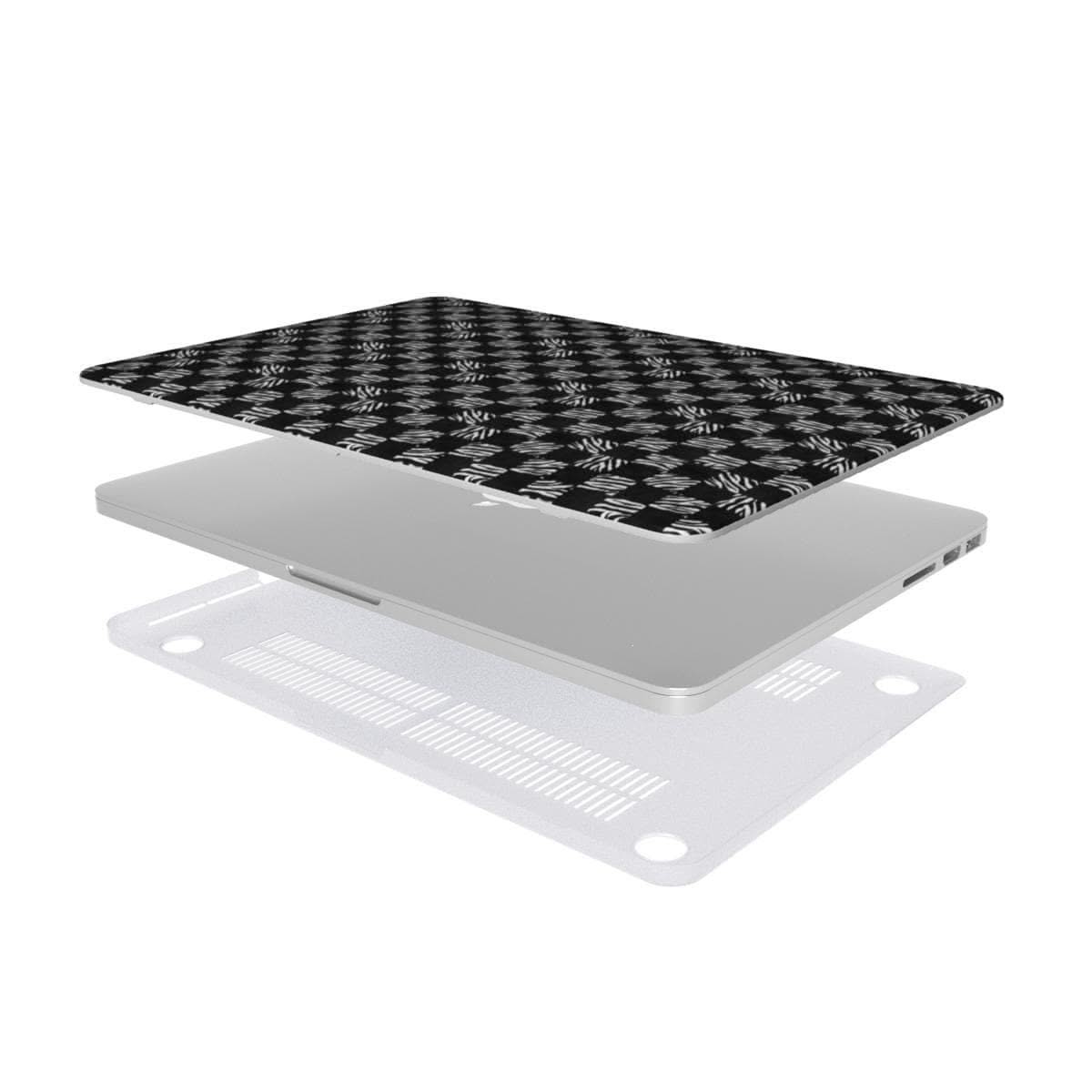 Checkered (Black & White) Macbook Hard Case - Miarobi Design By