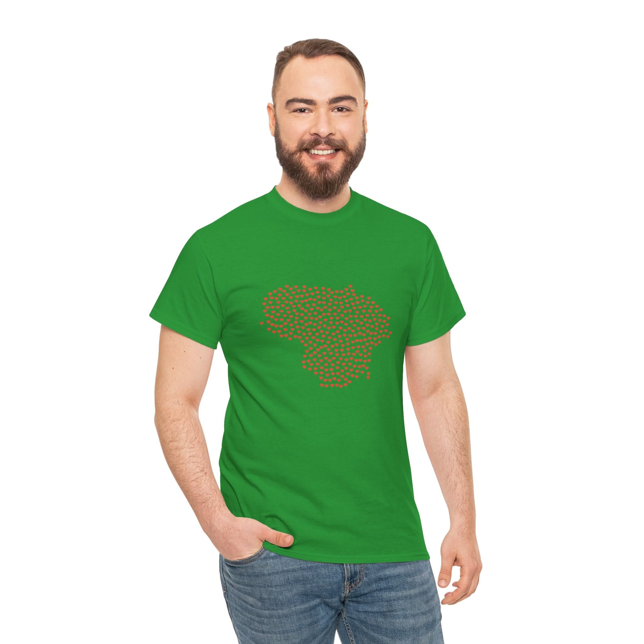 Lithuanian Hearts - T-Shirt Unisex Heavy Cotton Tee