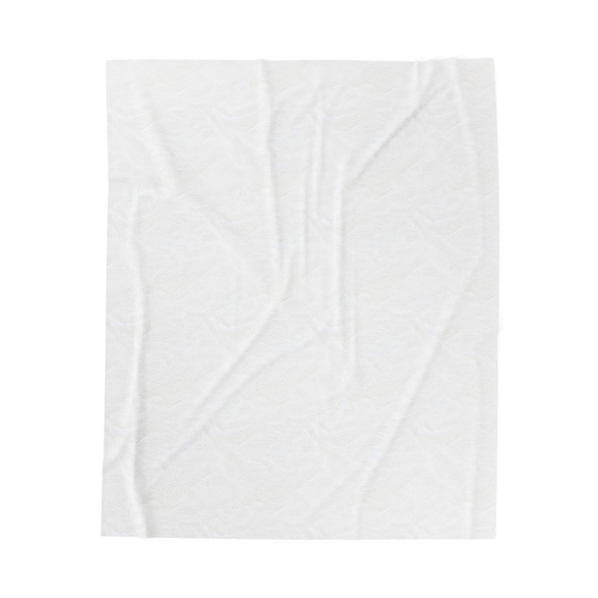 Basketball-Themed Velveteen Plush Blanket