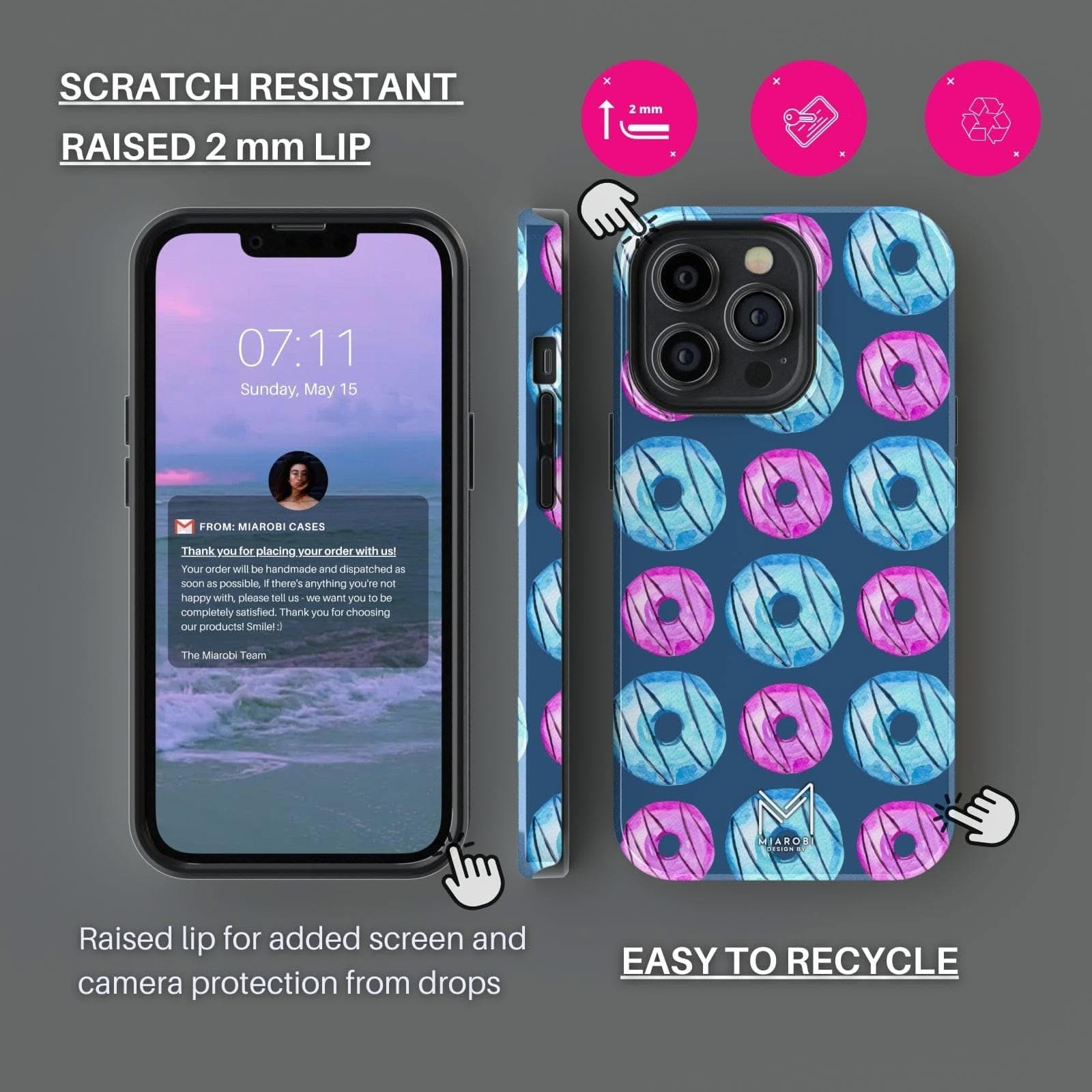 Berrylicious Bliss Phone Case - Miarobi Design By
