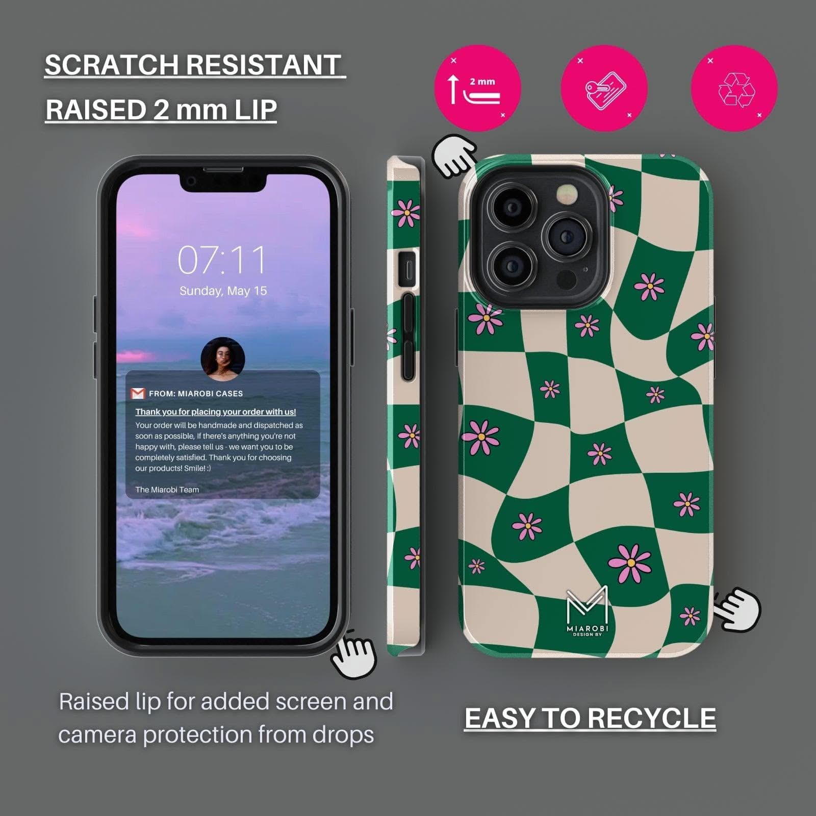 Blossom (Green) Phone Case - Miarobi Design By