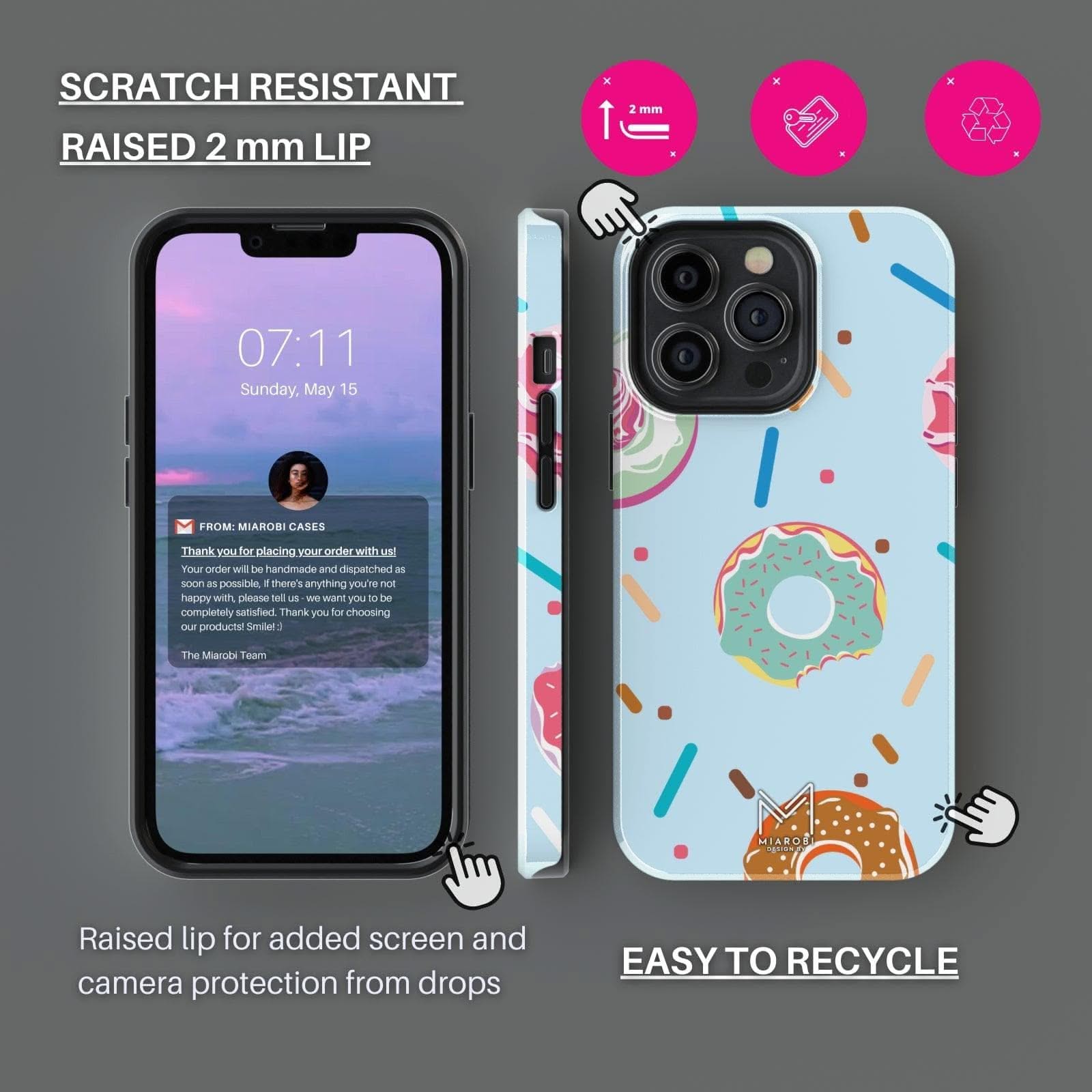 Blueberry Sprinkle Phone Case - Miarobi Design By
