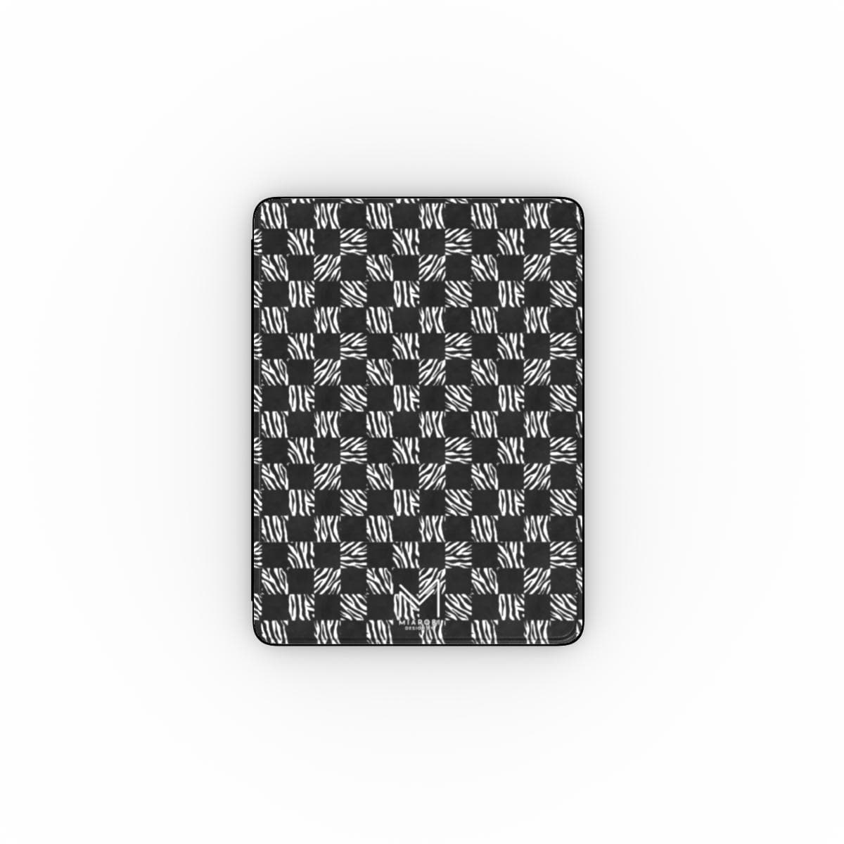 Checkered (Black & White) IPad Case - Miarobi Design By