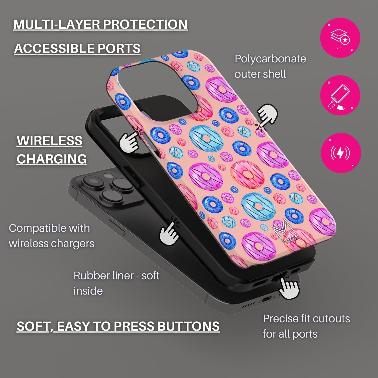 Coffee Clutch Phone Case - Miarobi Design By