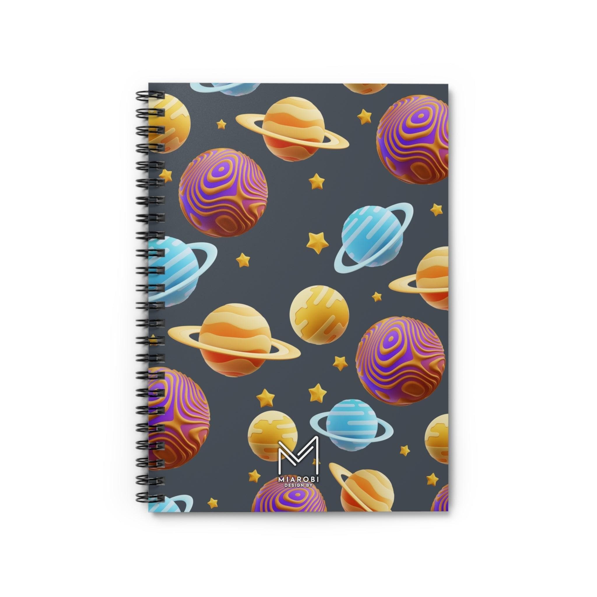 Cosmic Art Spiral Notebook - Miarobi Design By