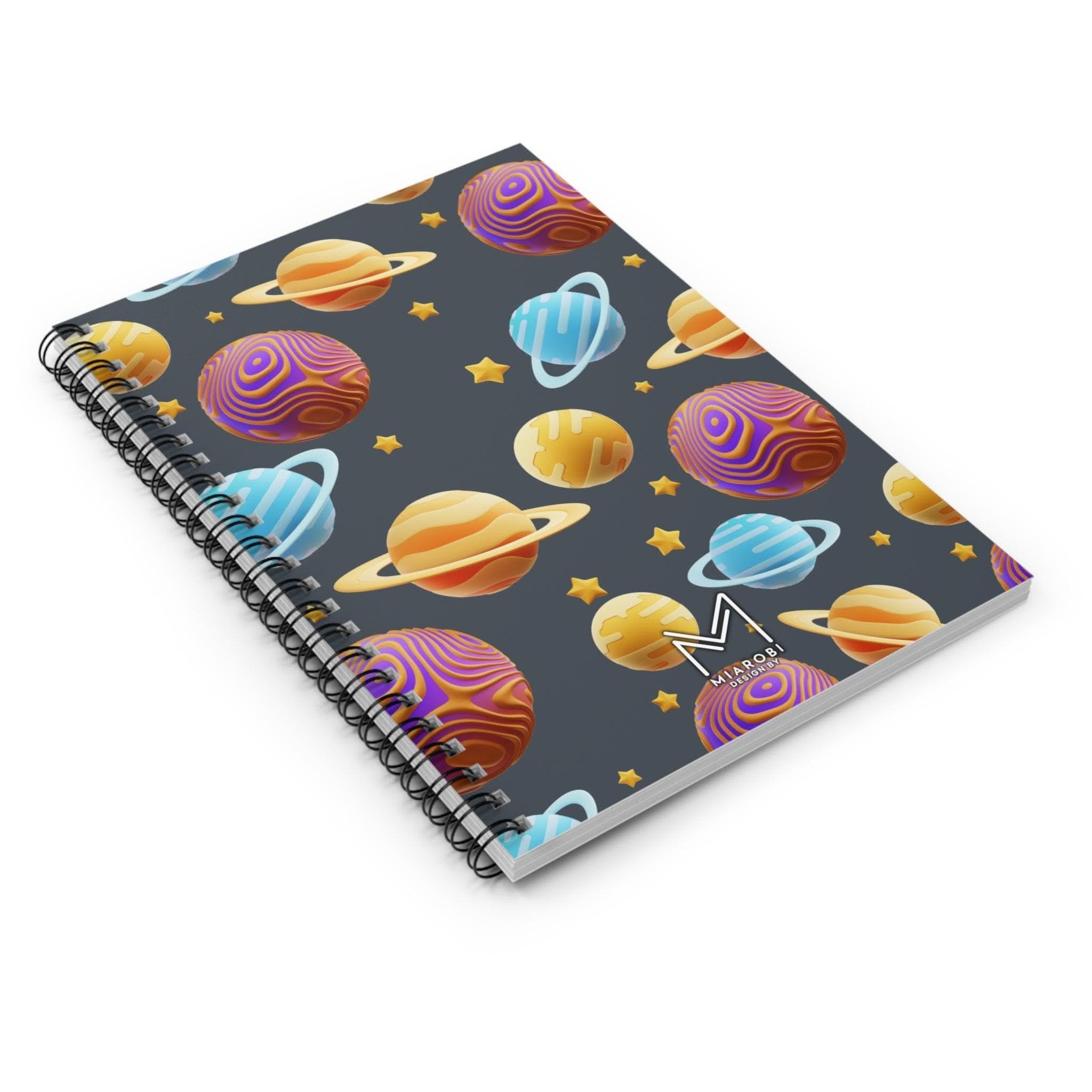 Cosmic Art Spiral Notebook - Miarobi Design By