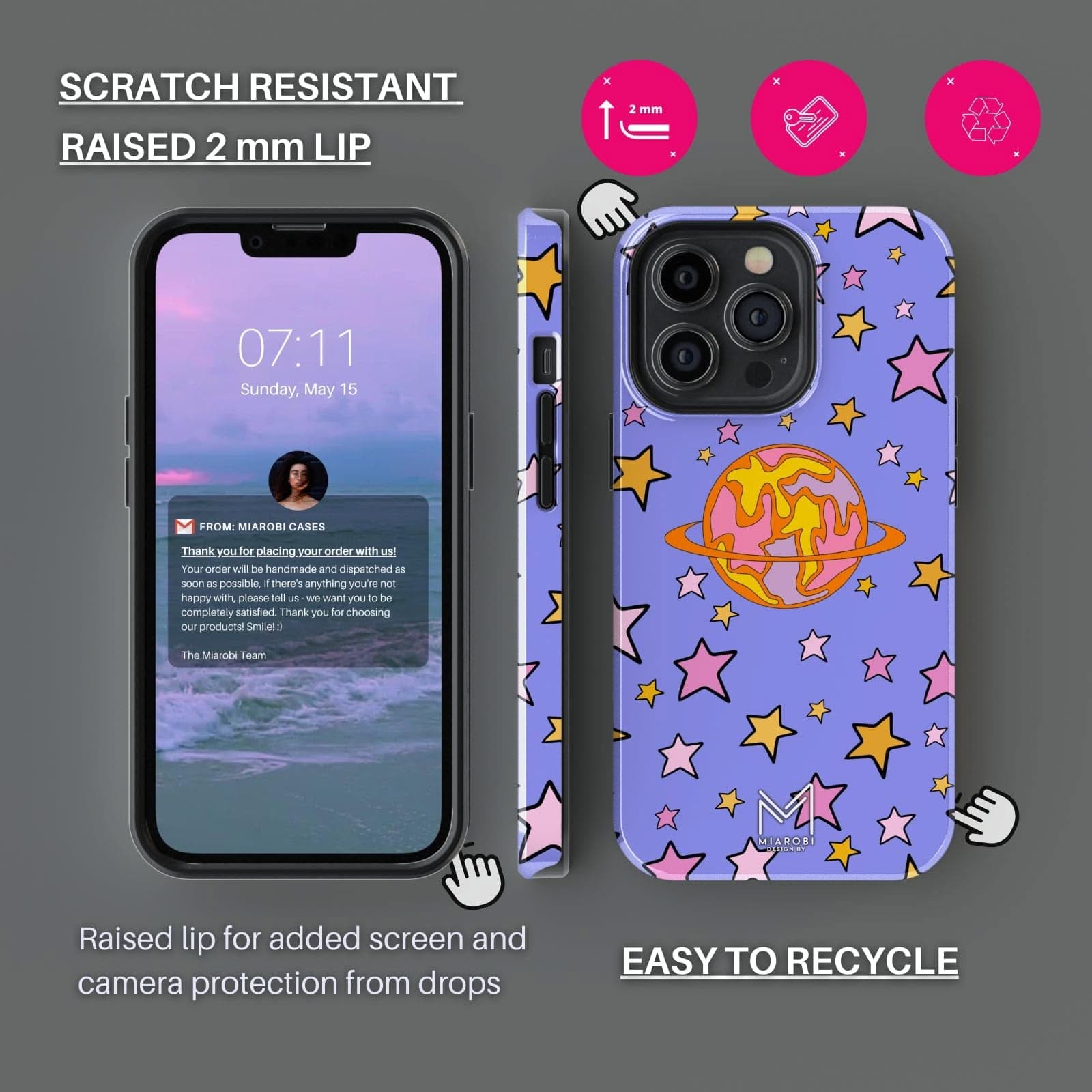 Cosmic Dreams (Blue) Phone Case - Miarobi Design By