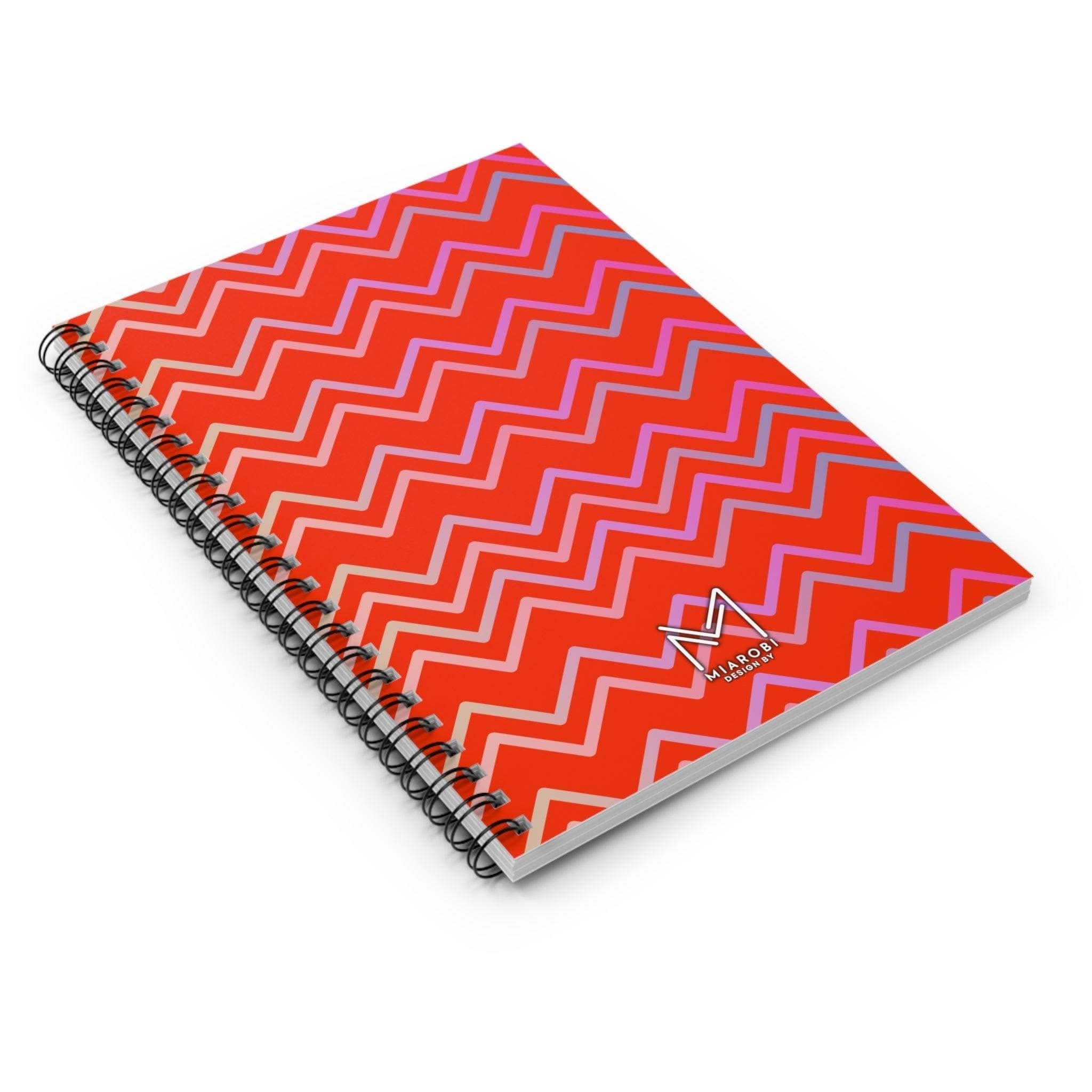 Disco Vibes (Red) Spiral Notebook - Miarobi Design By