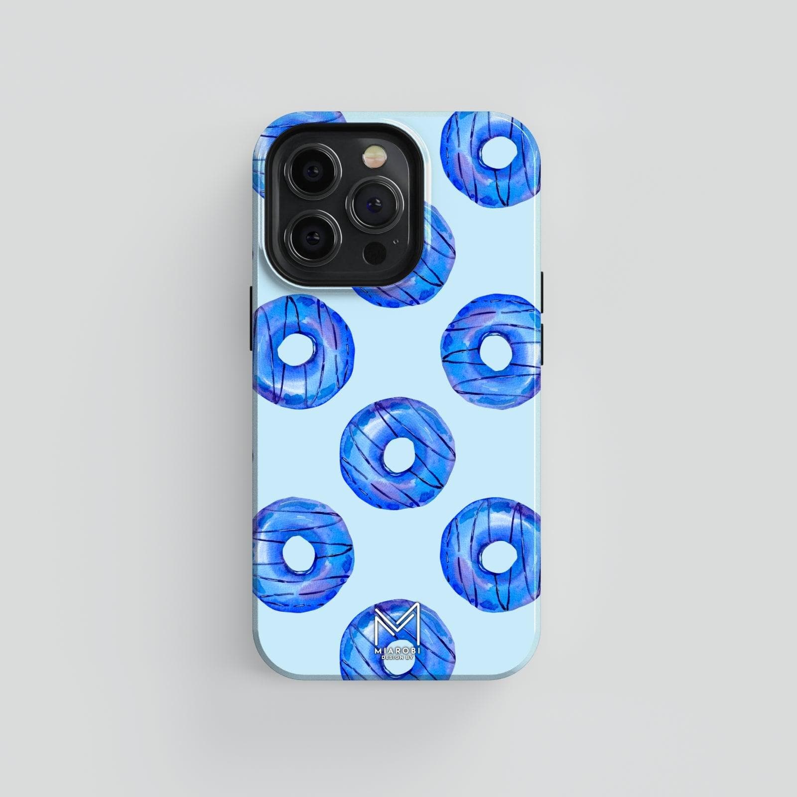 Donut Despair (Blue) Phone Case - Miarobi Design By