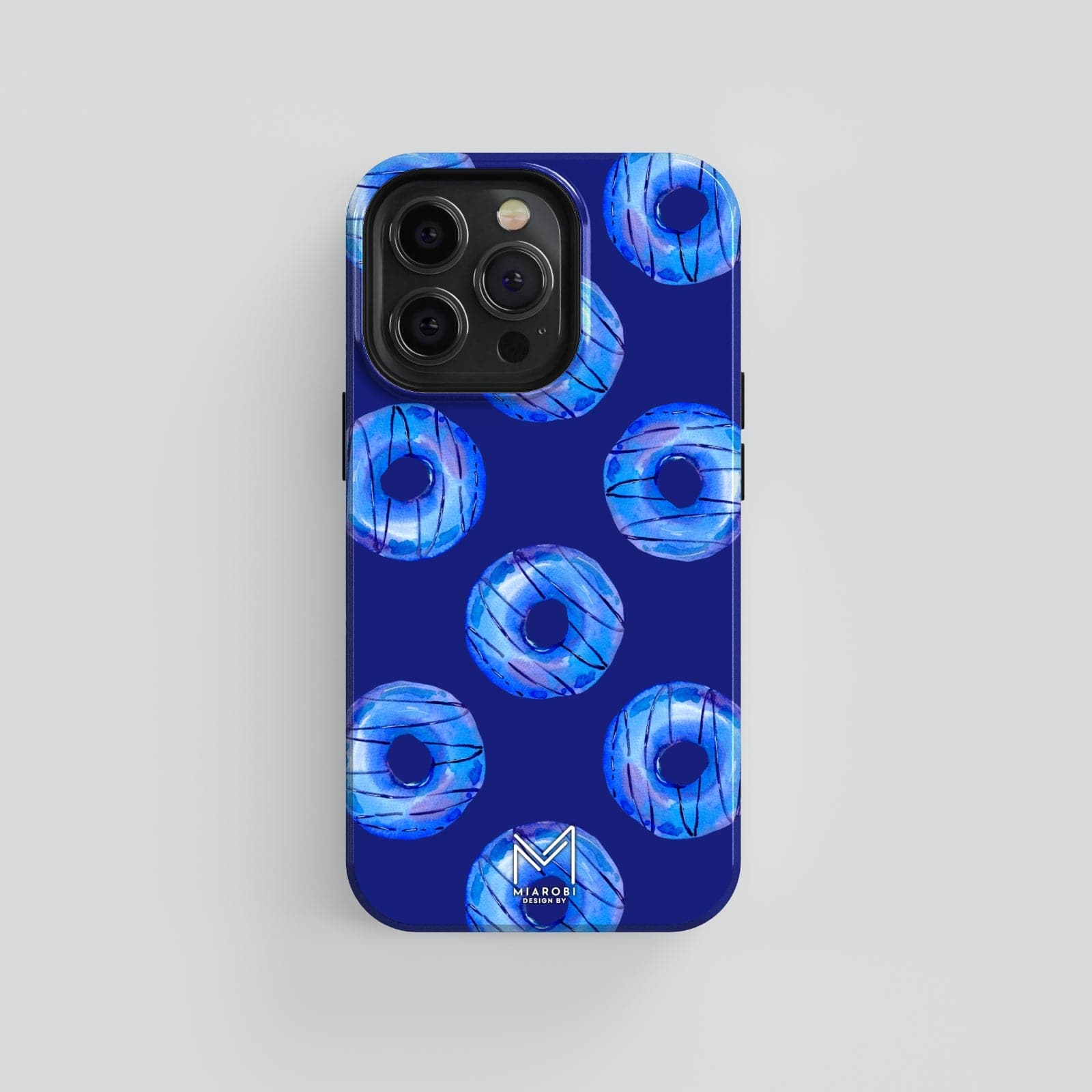 Donut Despair (Dark Blue) Phone Case - Miarobi Design By