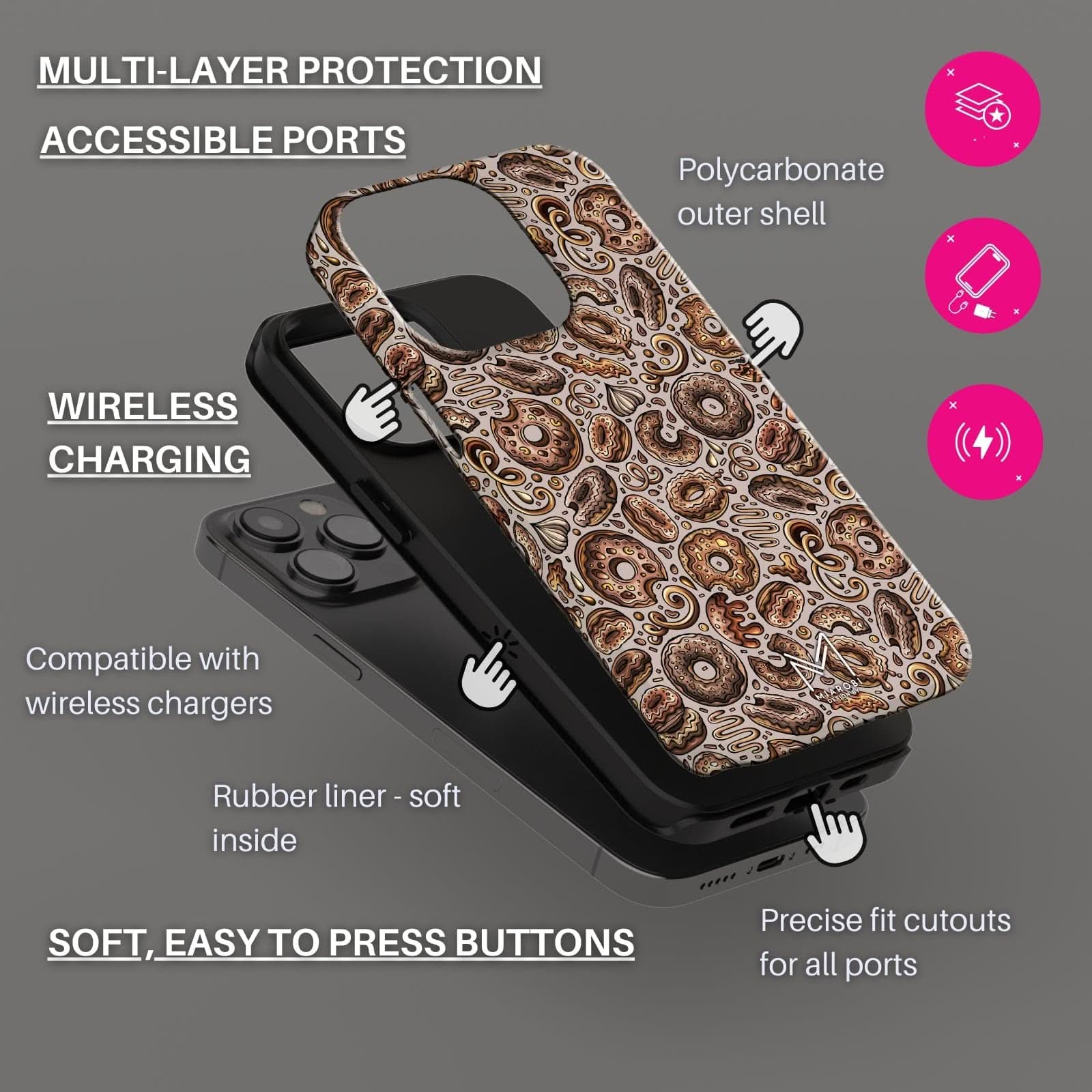 Donut Heaven Phone Case - Miarobi Design By