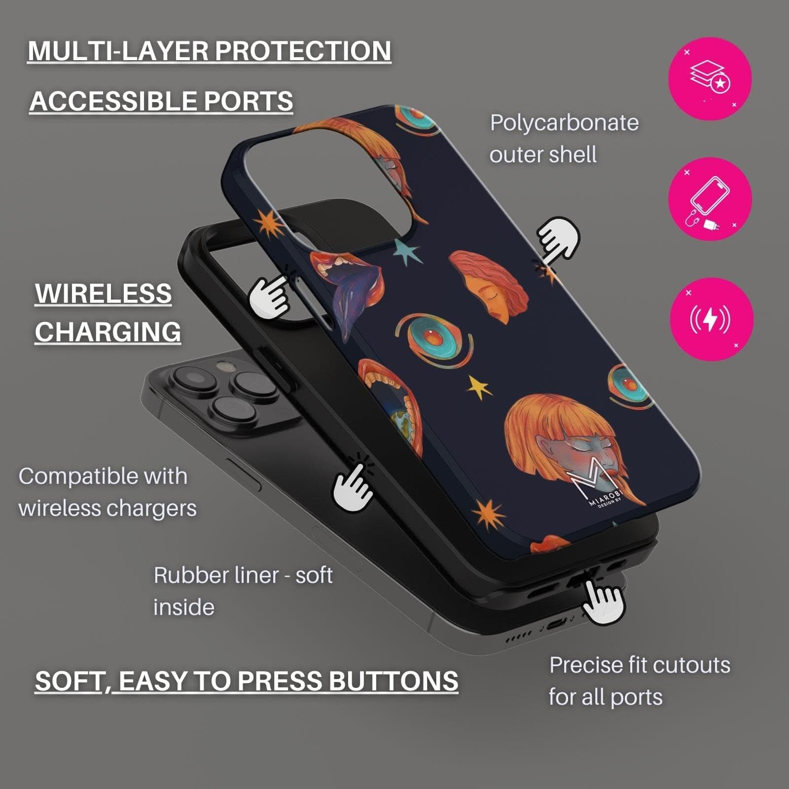 Eye Of The Universe Phone Case - Miarobi Design By