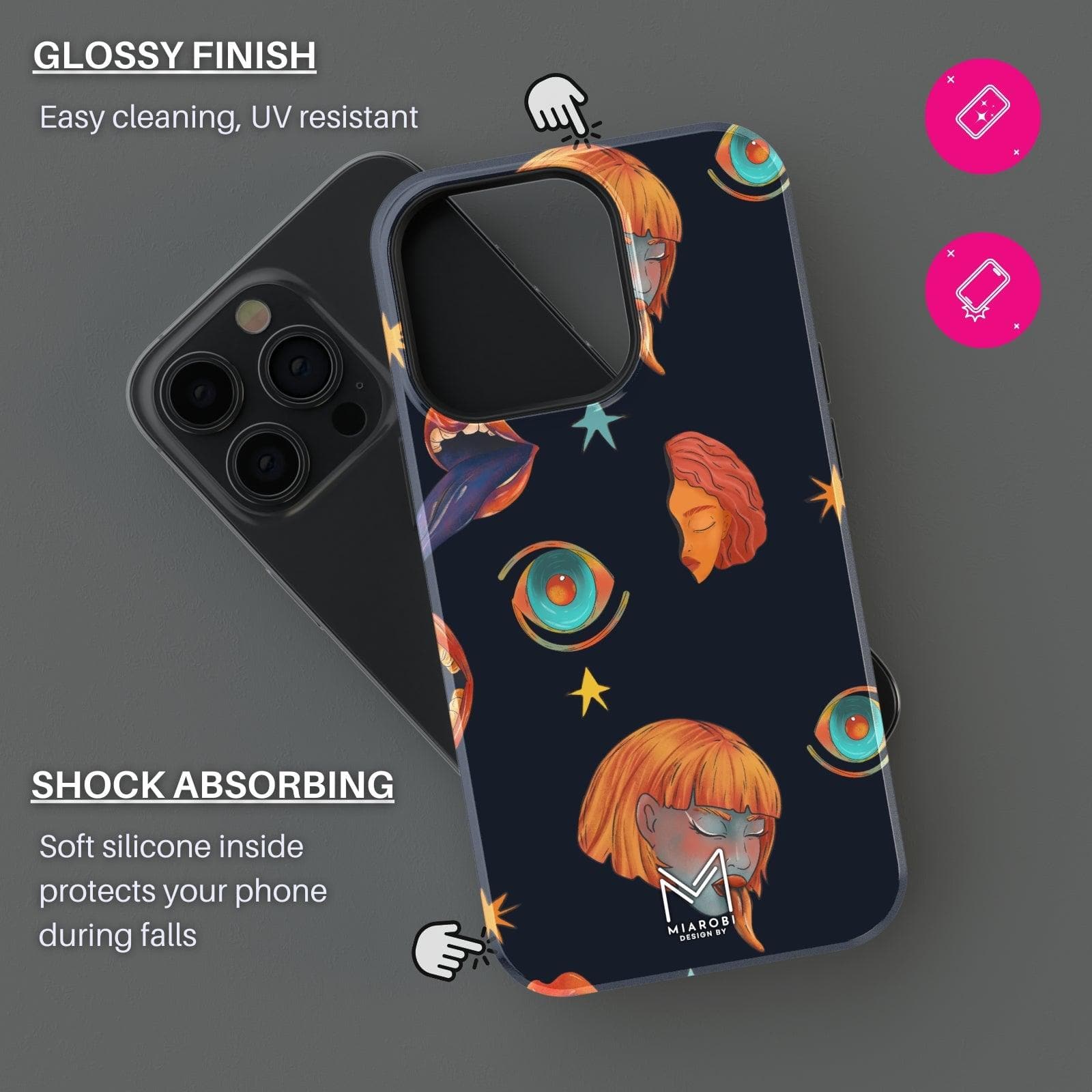 Eye Of The Universe Phone Case - Miarobi Design By