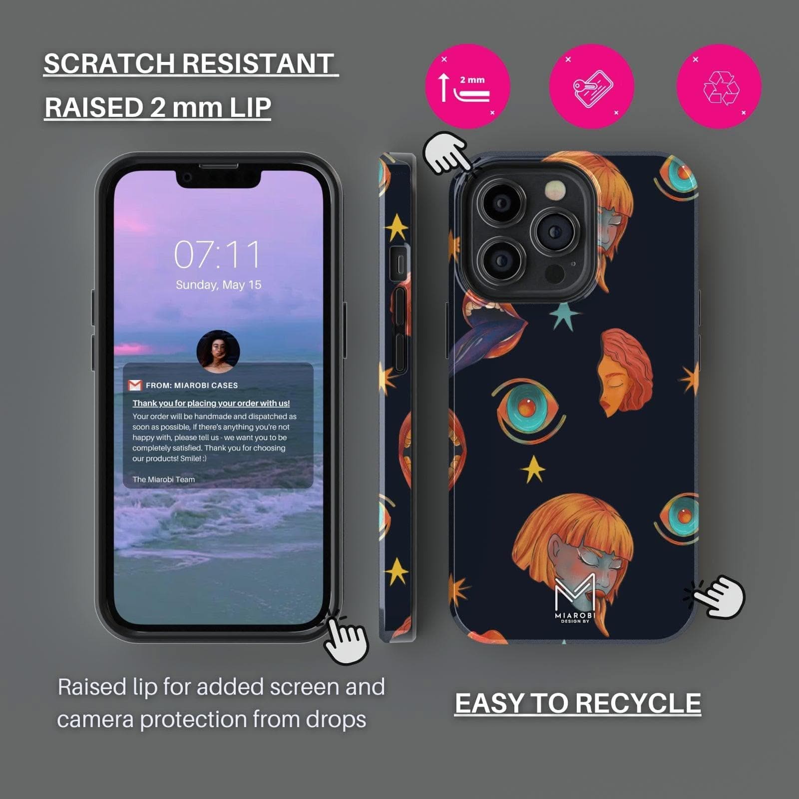 Eye Of The Universe Phone Case - Miarobi Design By
