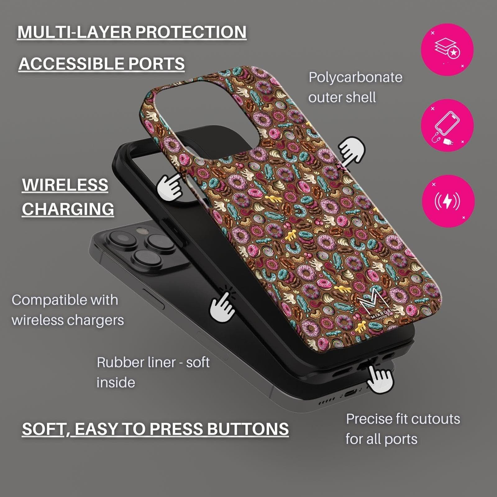Frosted Bites Phone Case - Miarobi Design By