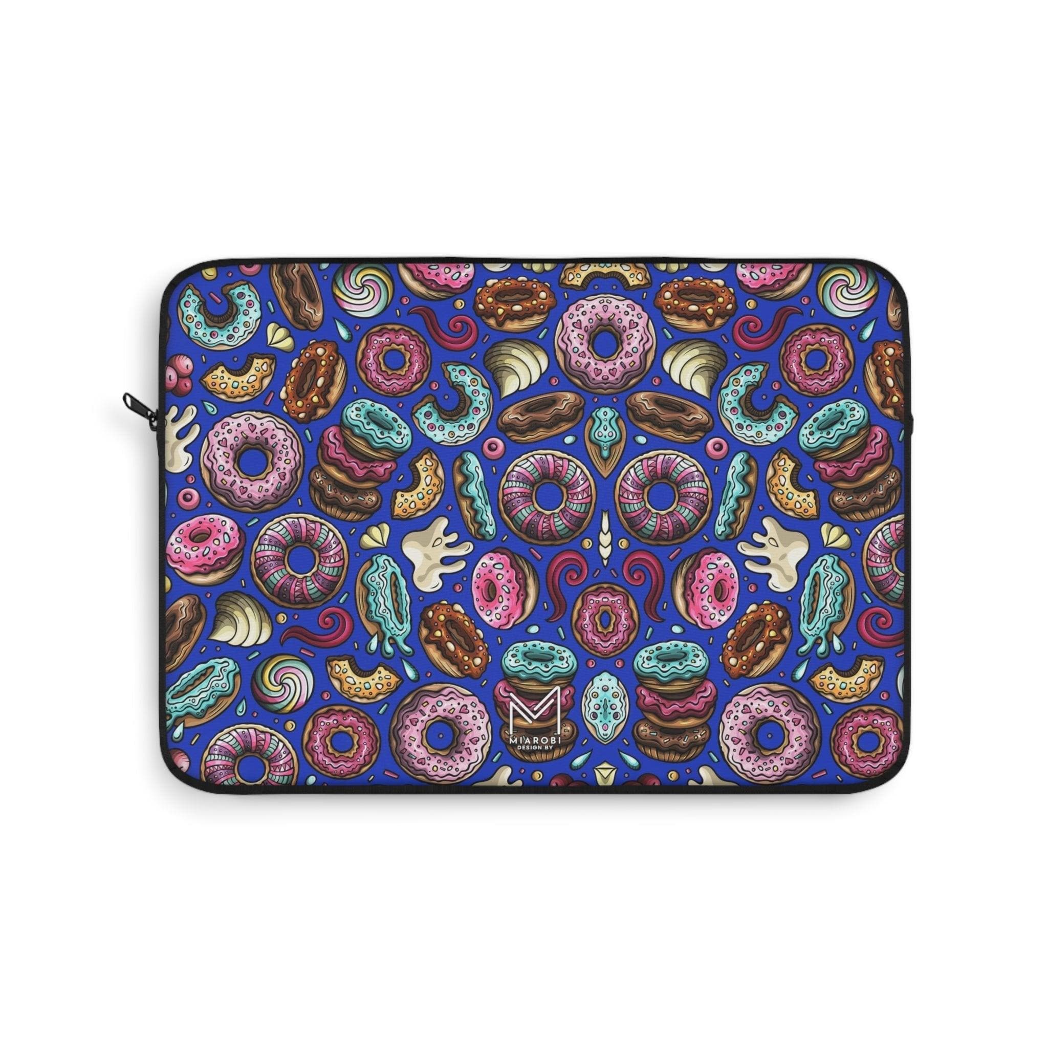 Glazed Craze (Blue) Laptop Sleeve - Miarobi Design By