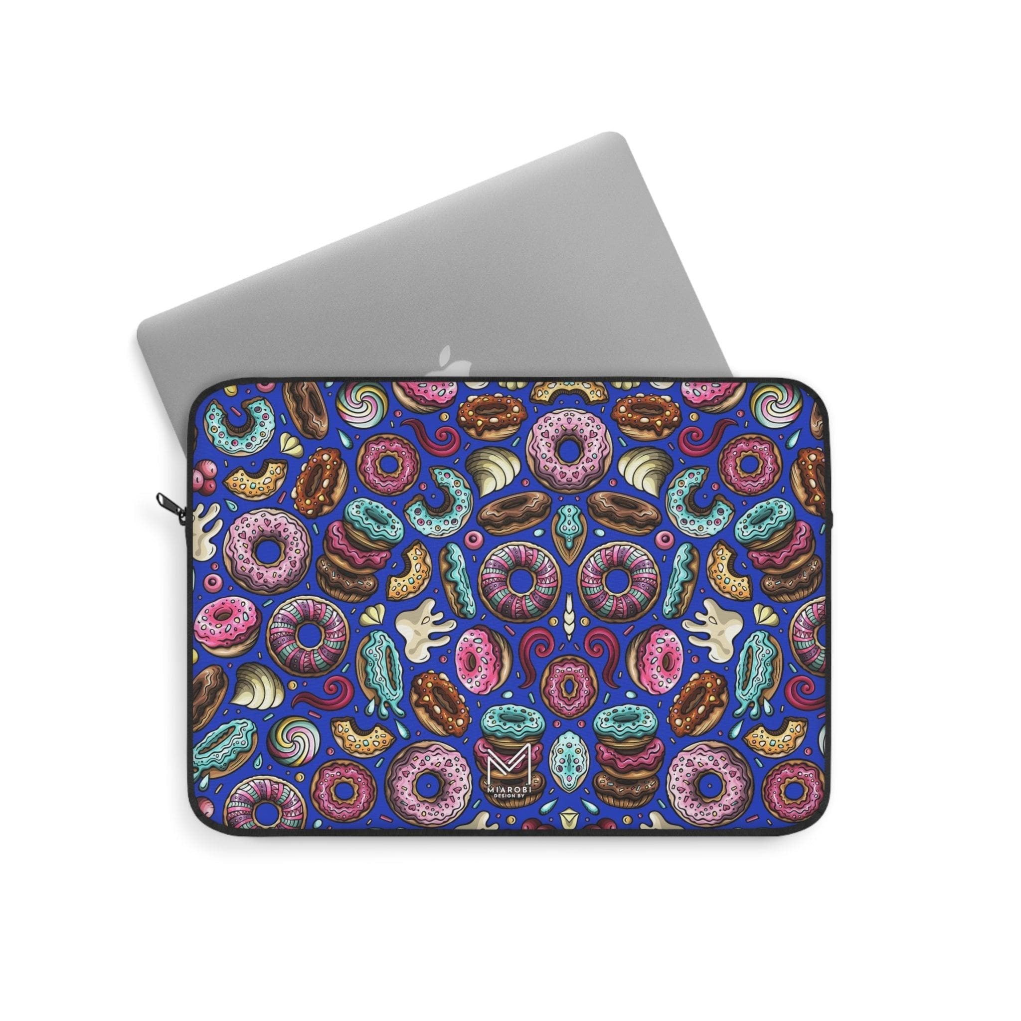 Glazed Craze (Blue) Laptop Sleeve - Miarobi Design By