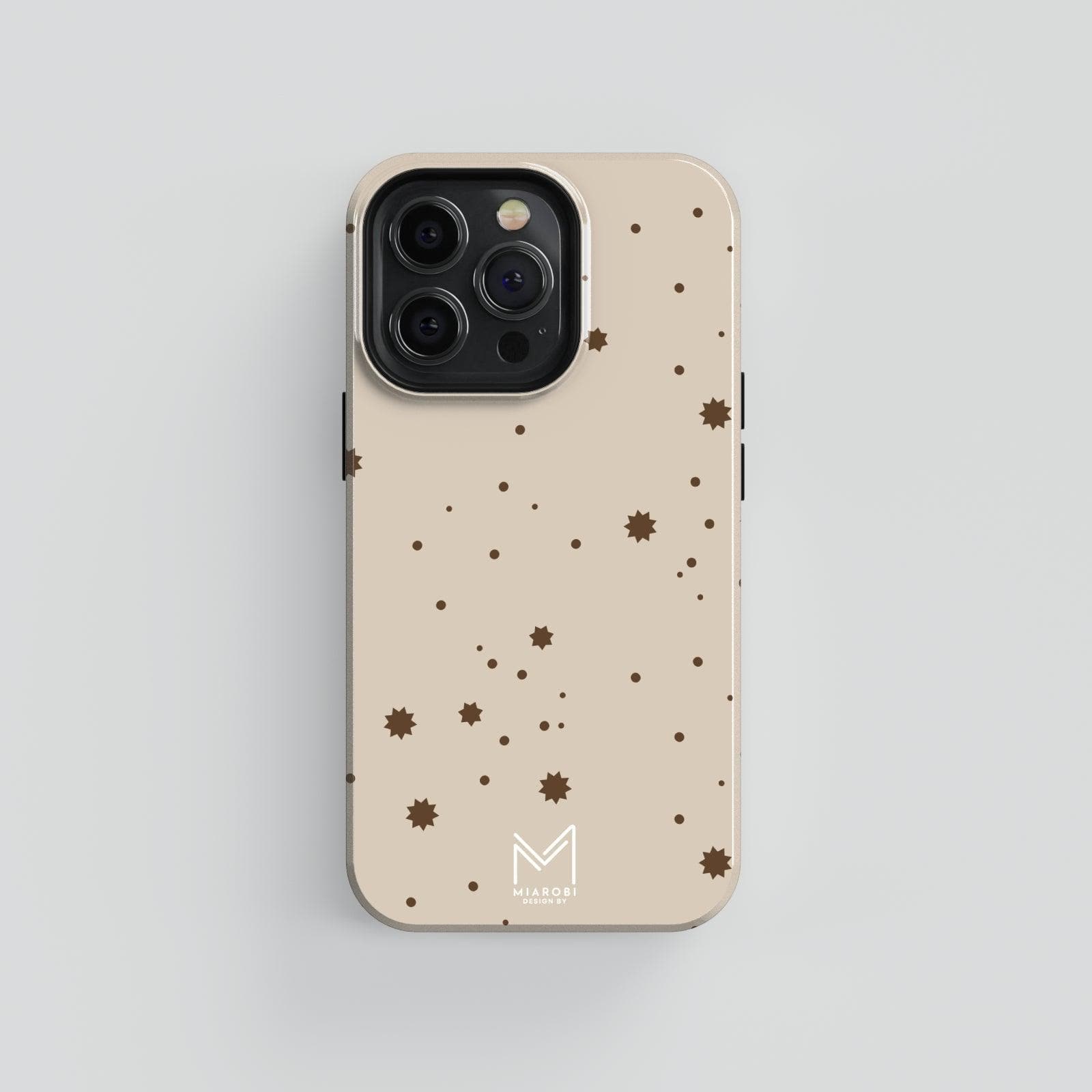 Magic Stars (Latte) Phone Case - Miarobi Design By