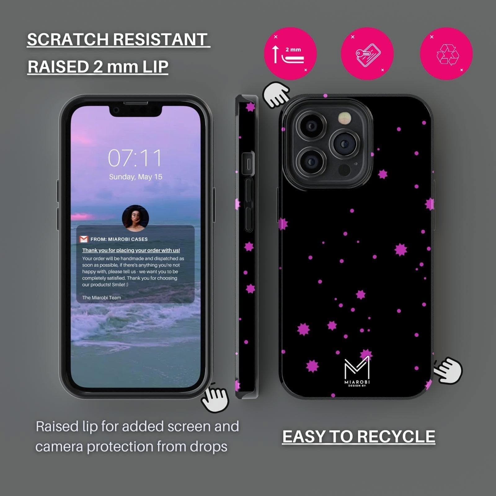 Magic Stars (Pink) Phone Case - Miarobi Design By
