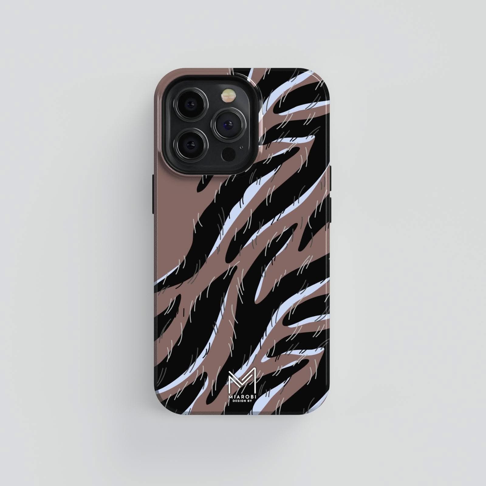 Mesmerize Them Hypnotic (Brown) Phone Case - Miarobi Design By