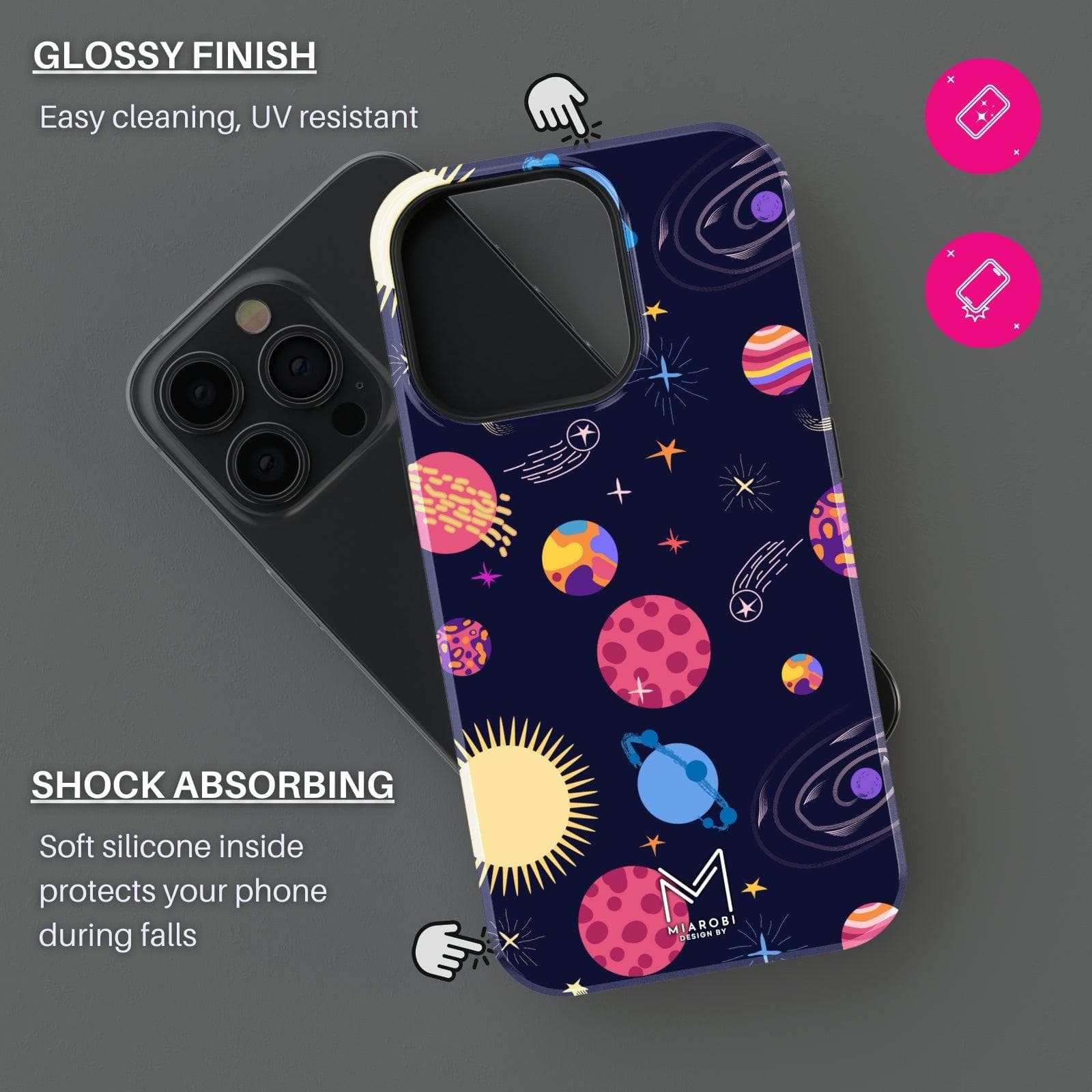 Midnight Gazzing Phone Case - Miarobi Design By