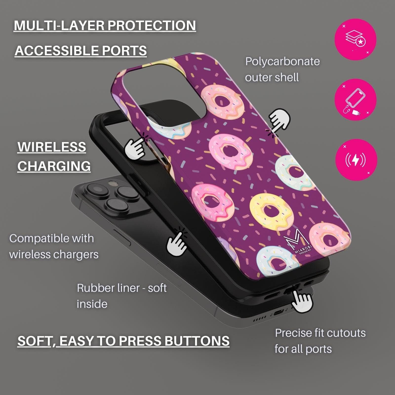 Midnight Munchkins Phone Case - Miarobi Design By