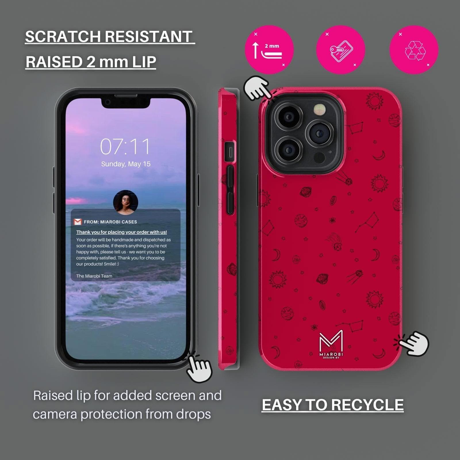 Milky Way Explore Unknown Phone Case - Miarobi Design By