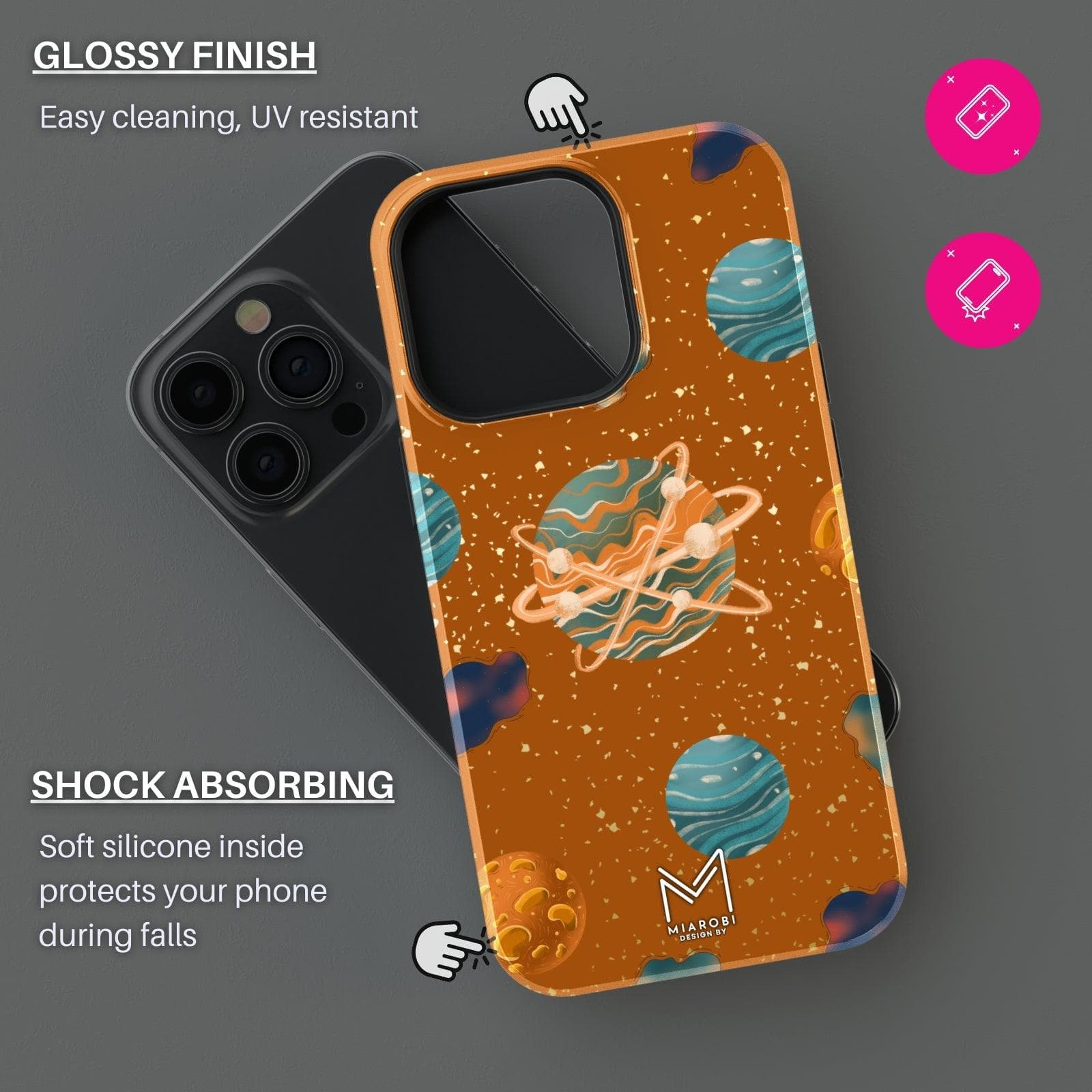 Moonstruck Wonder (Bronze) Phone Case - Miarobi Design By