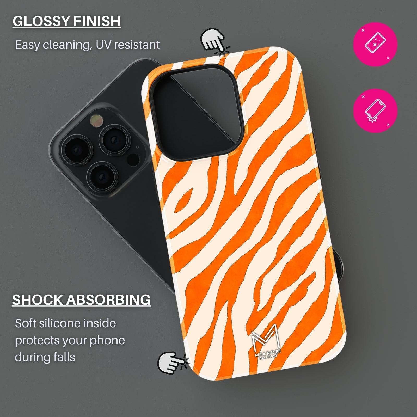 Natures Beauty Zebra Wildlife Phone Case - Miarobi Design By