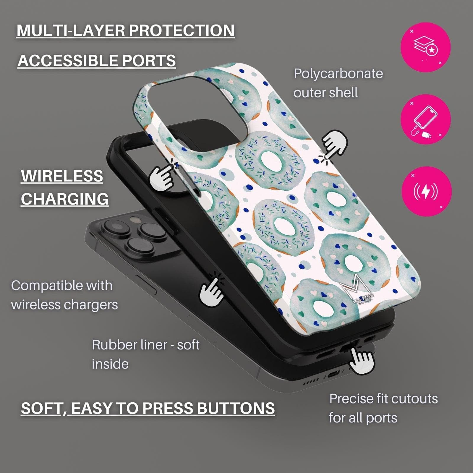 Pistachio Cream Phone Case - Miarobi Design By