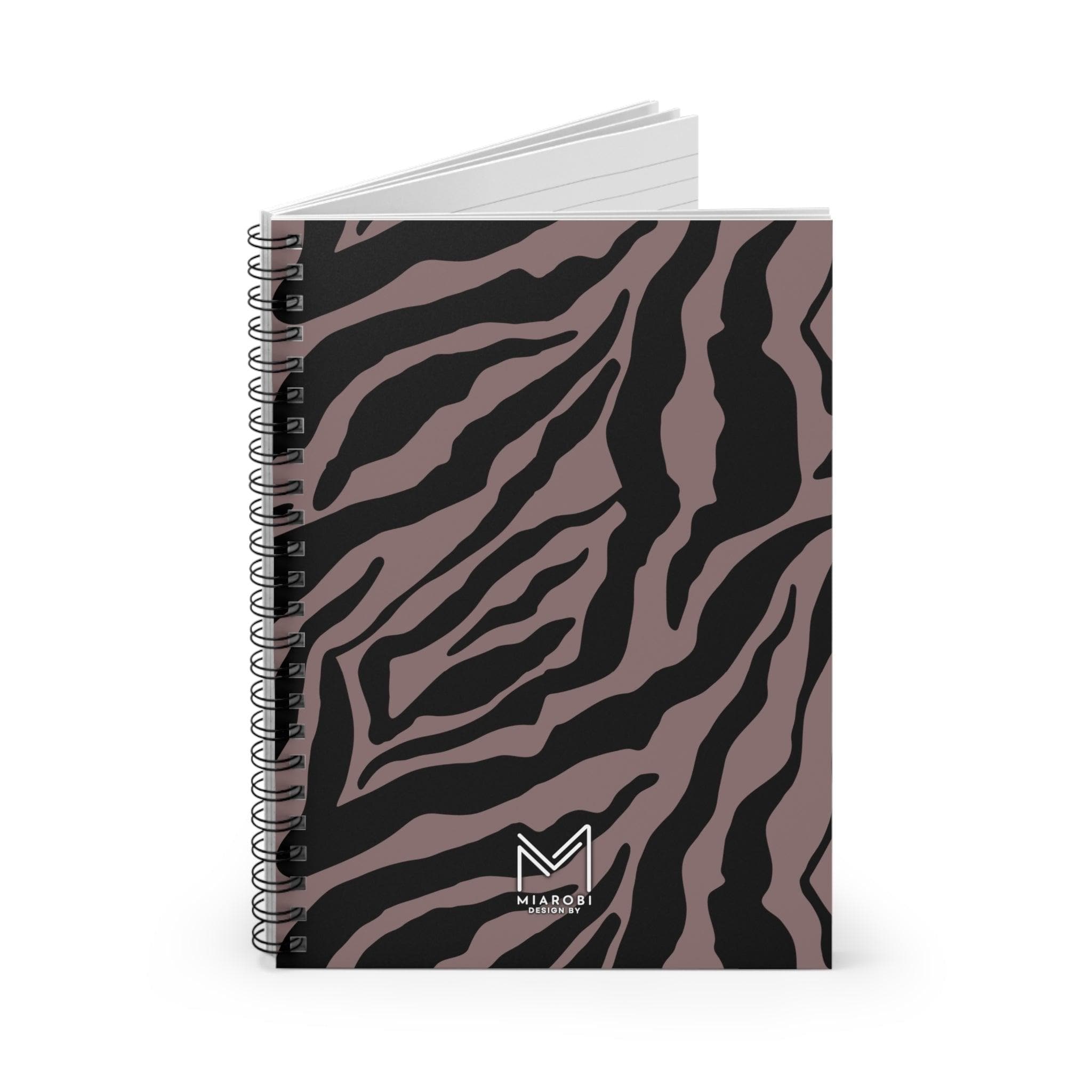 Power Stripes Confidence Spiral Notebook - Miarobi Design By