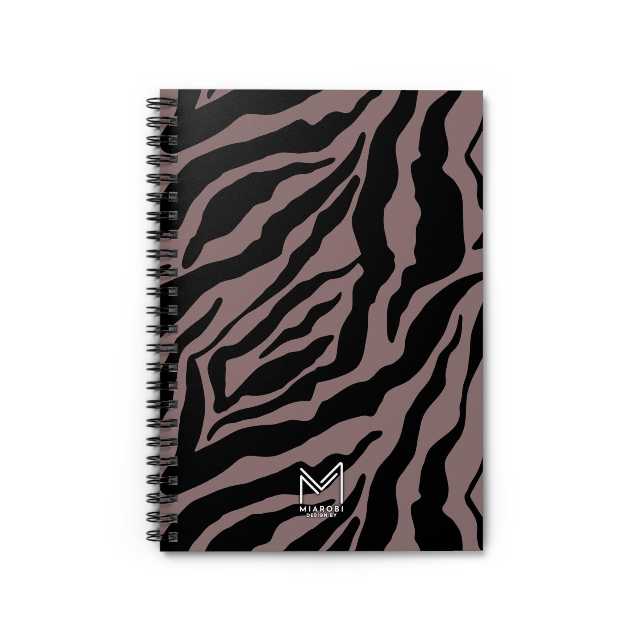 Power Stripes Confidence Spiral Notebook - Miarobi Design By