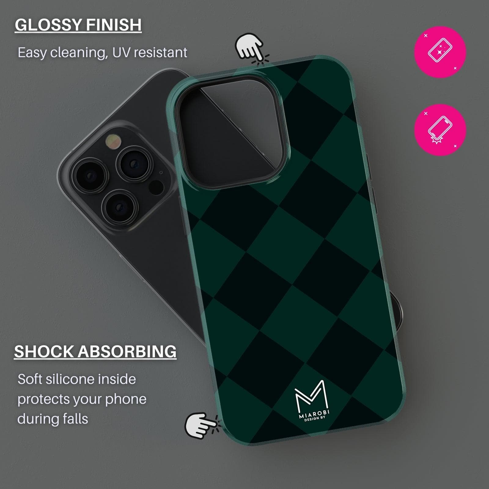 Royal Green Phone Case - Miarobi Design By