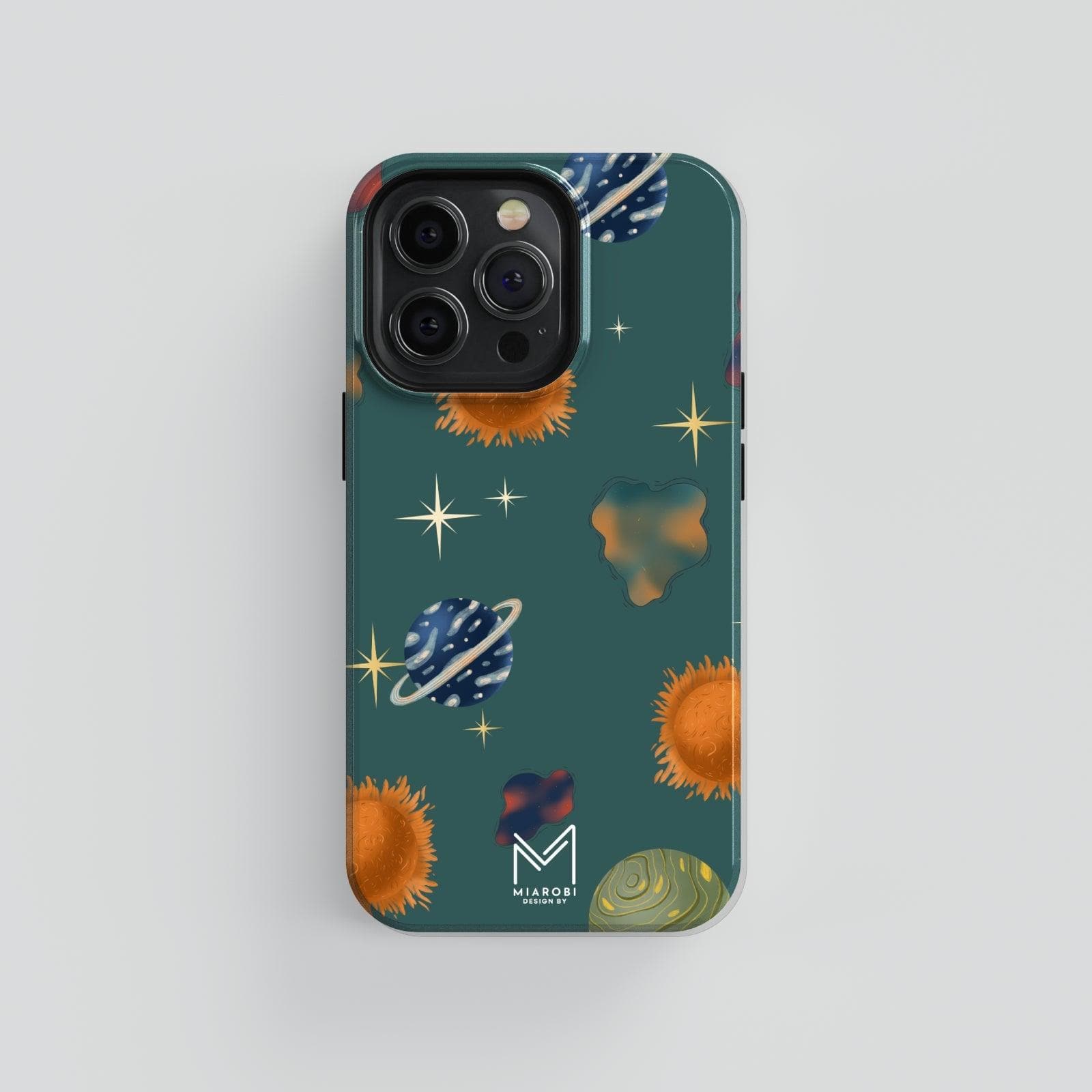 Space Traveler (Teal) Phone Case - Miarobi Design By