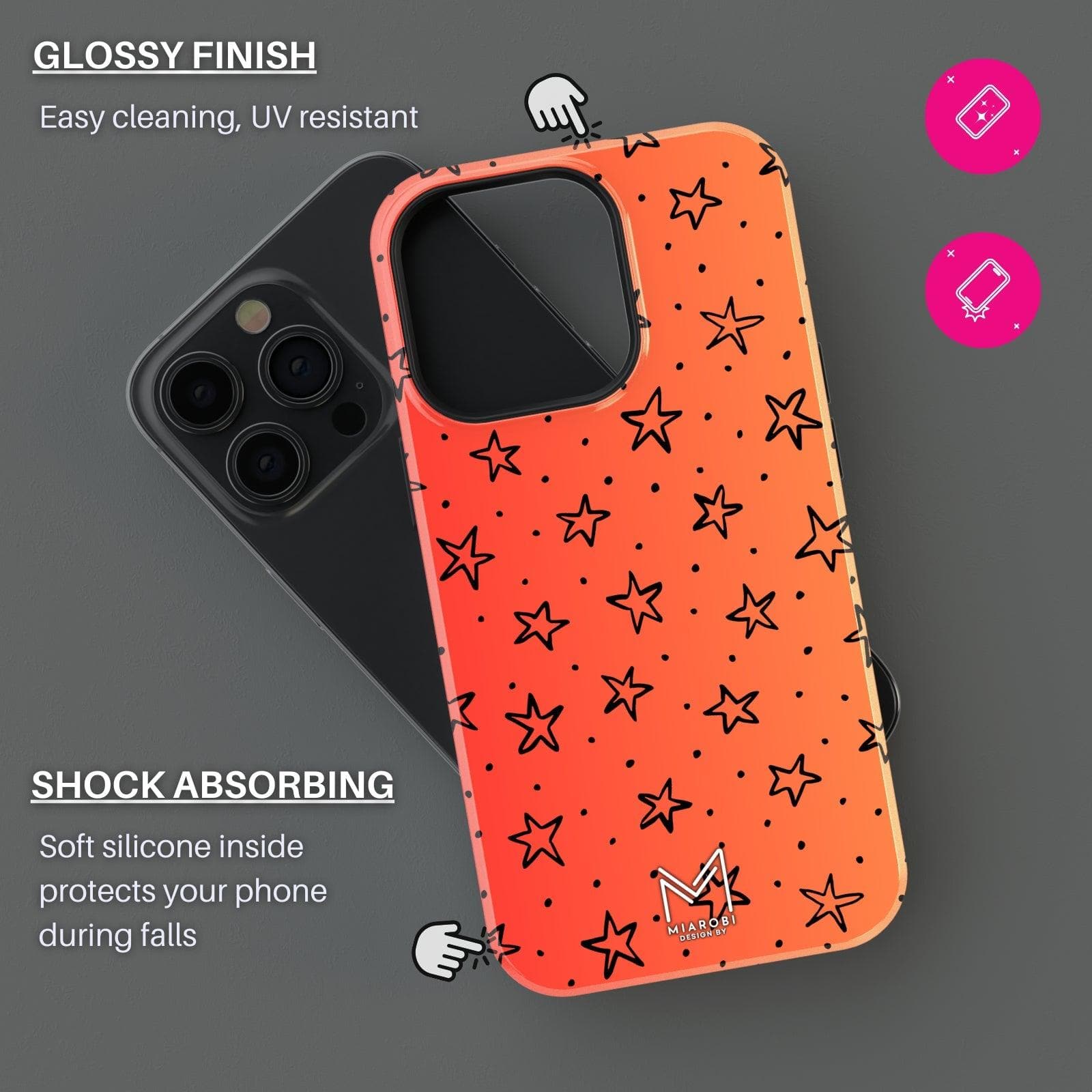 Sunset Stars Phone Case - Miarobi Design By