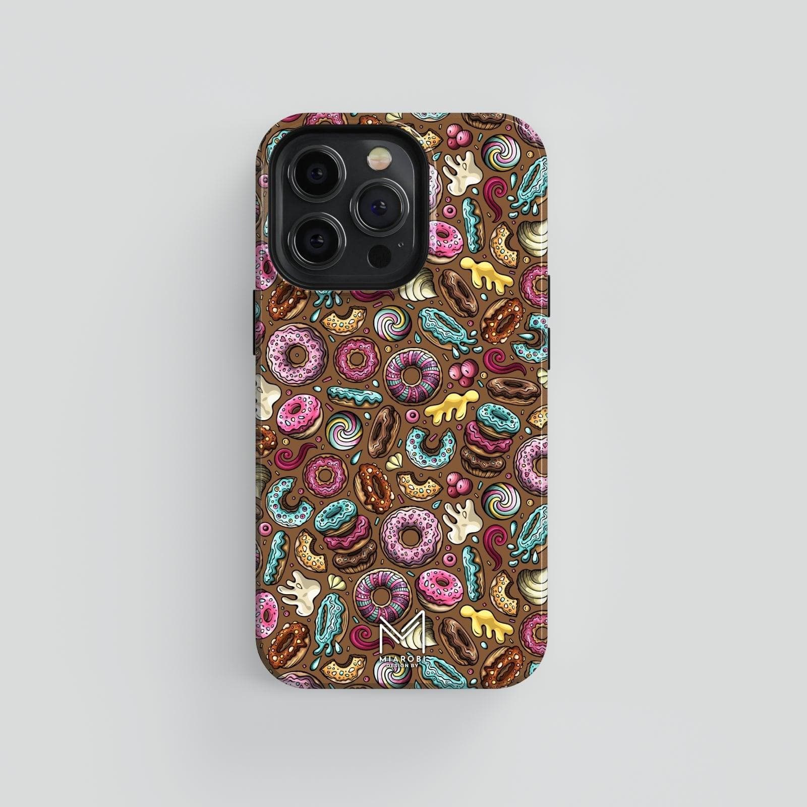 Sweet Tooth Fix (Brown) Phone Case - Miarobi Design By